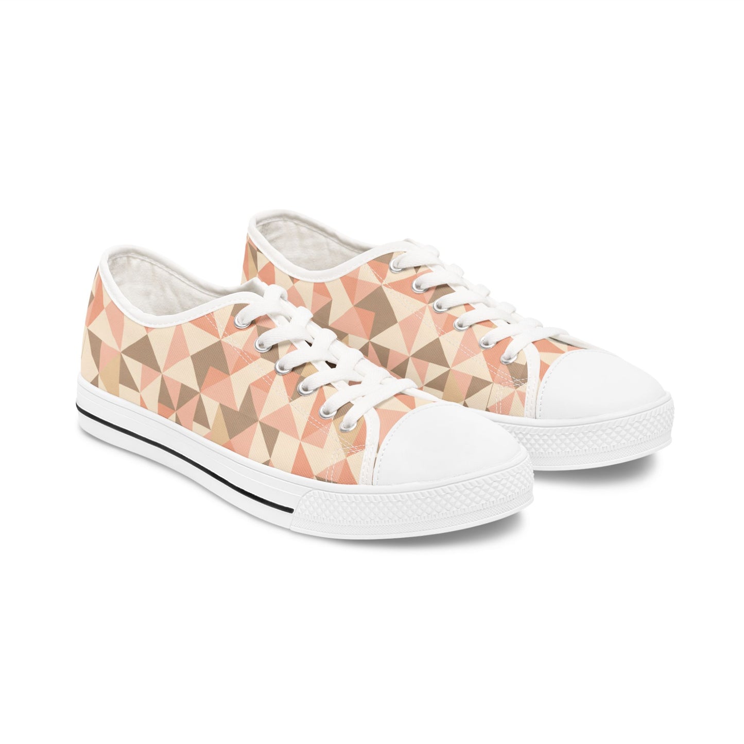 Women's Blush Mosaic Low-Top Sneakers