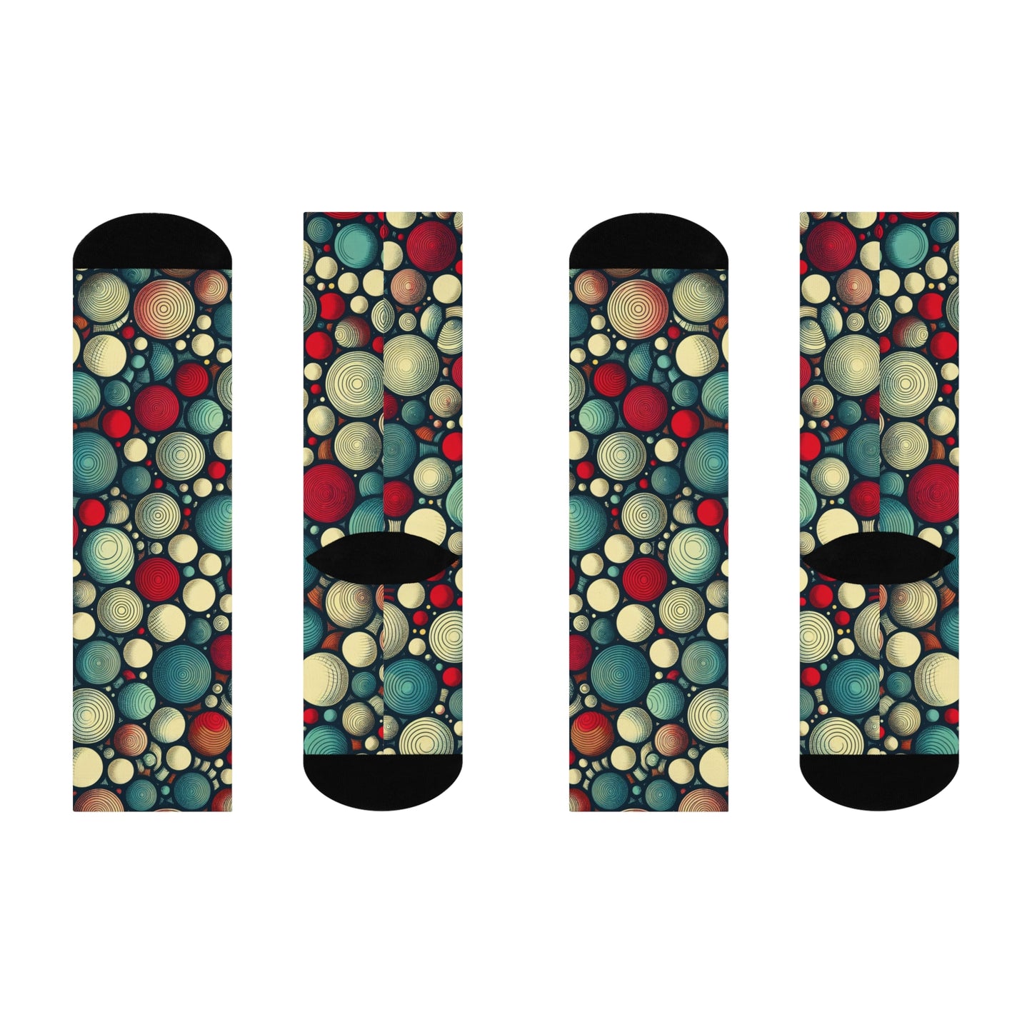 Retro Bubble Crew Socks