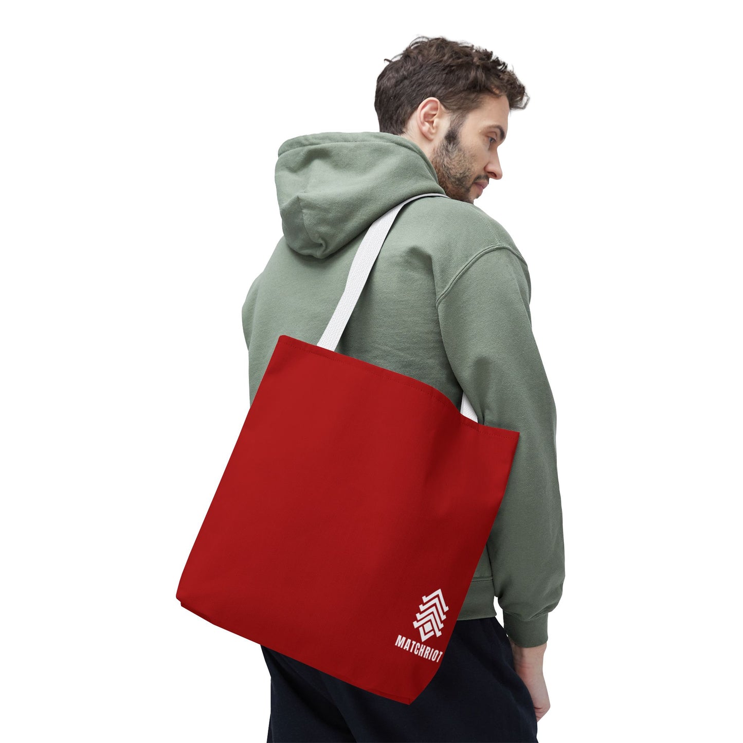 Signal Red Shoulder Tote