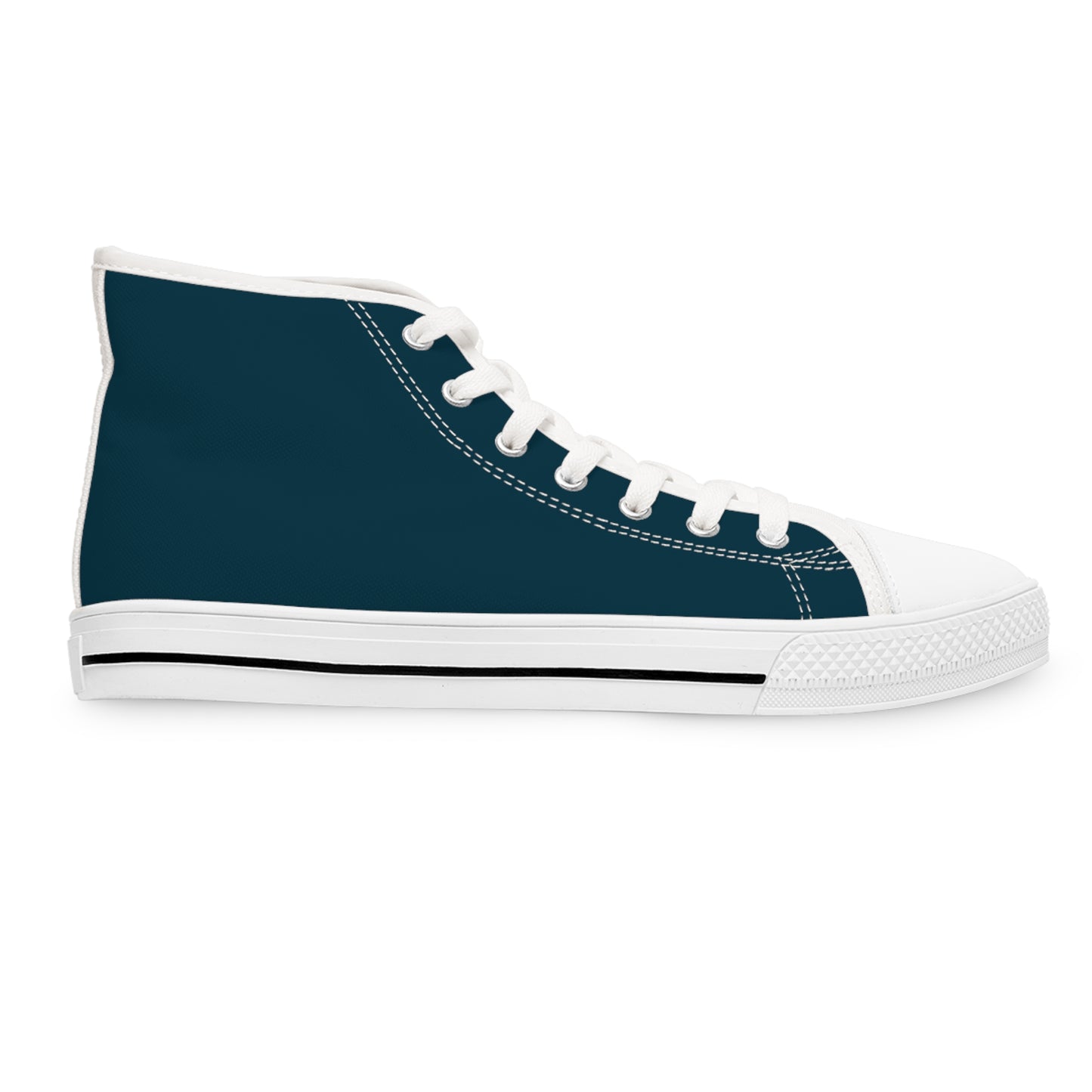 Women's Midnight Teal High-Top Sneakers