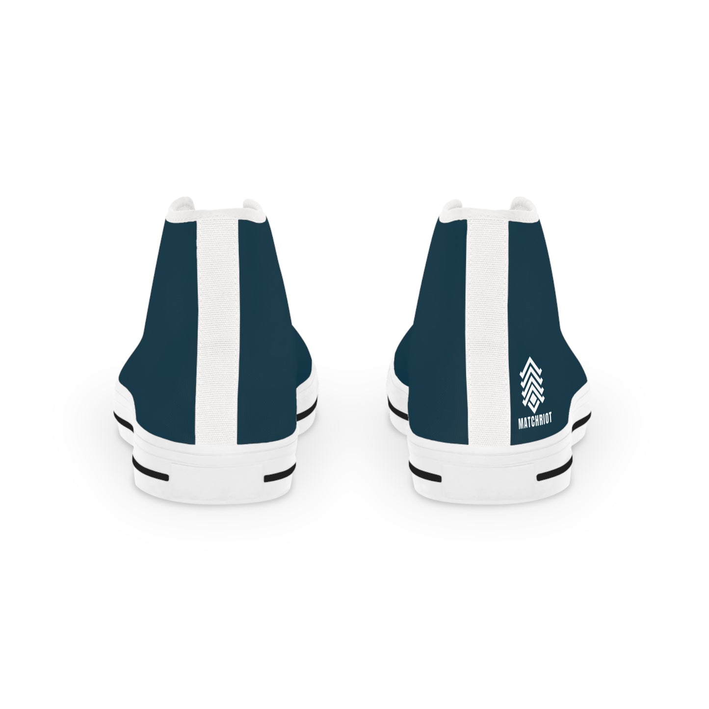Men's Midnight Teal High-Top Sneakers
