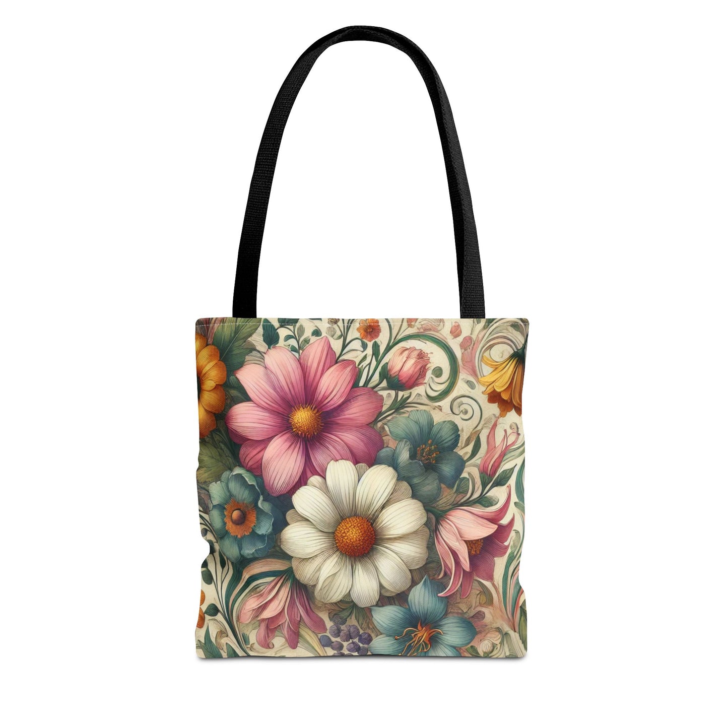 Floral Vintage Shoulder Tote
