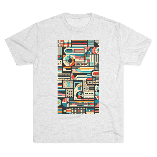 Adult Geometric Cityscape T-Shirt