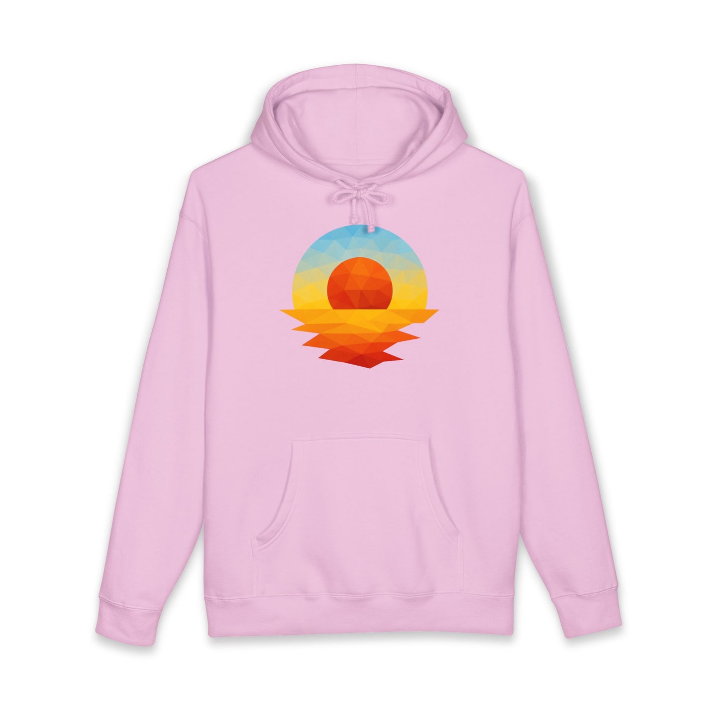 Adult Golden Hour Geometric Hoodie