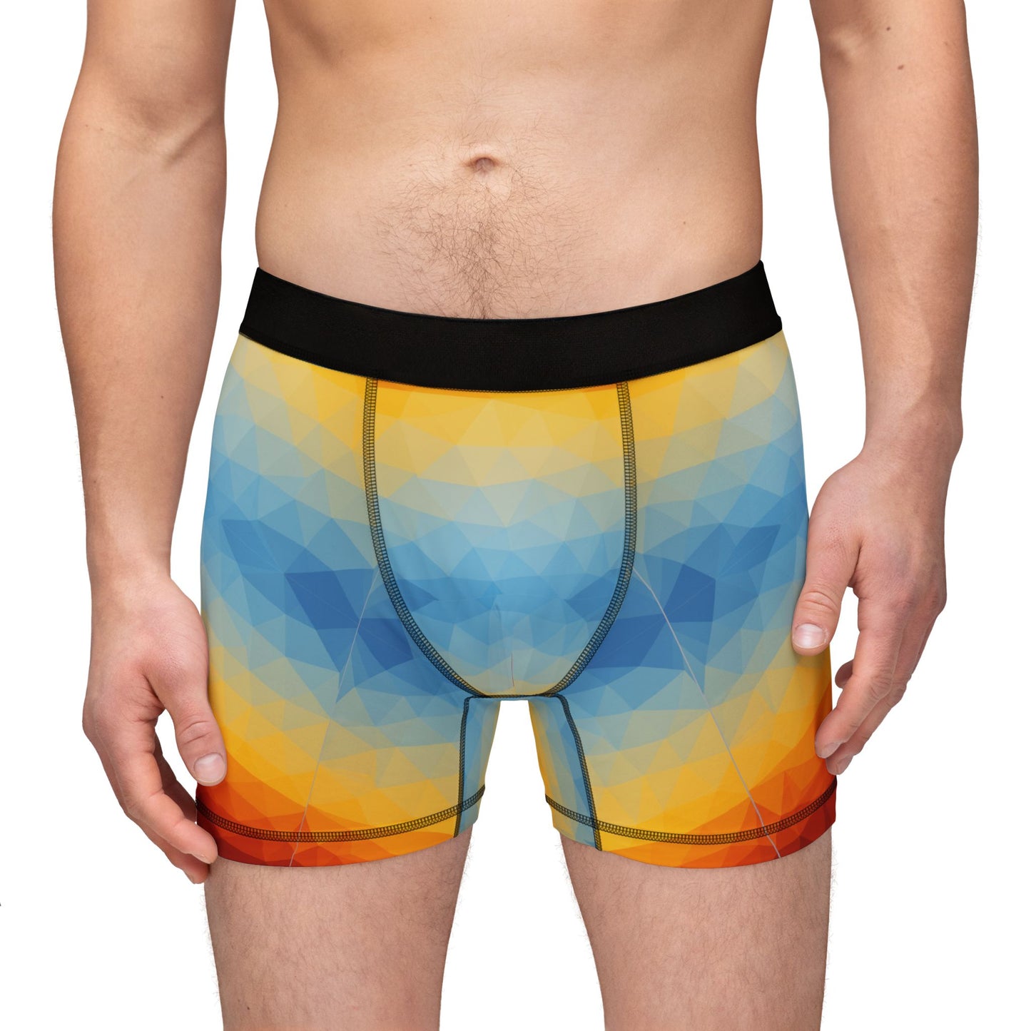 Men's Golden Hour Geometric Boxer Briefs