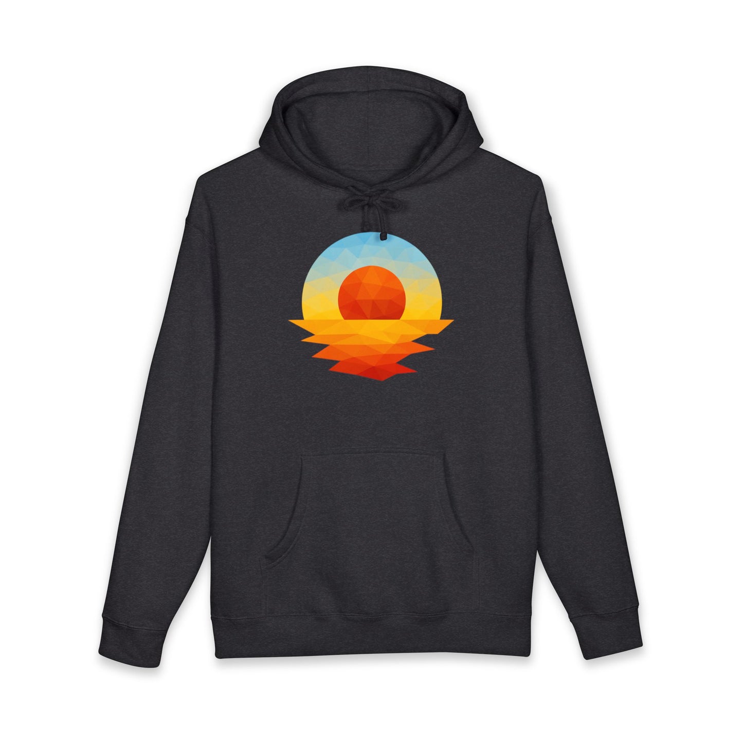 Adult Golden Hour Geometric Hoodie