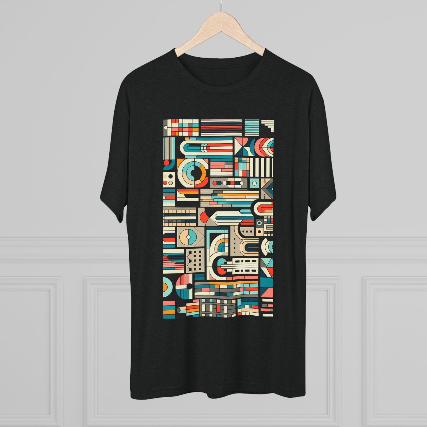 Adult Geometric Cityscape T-Shirt