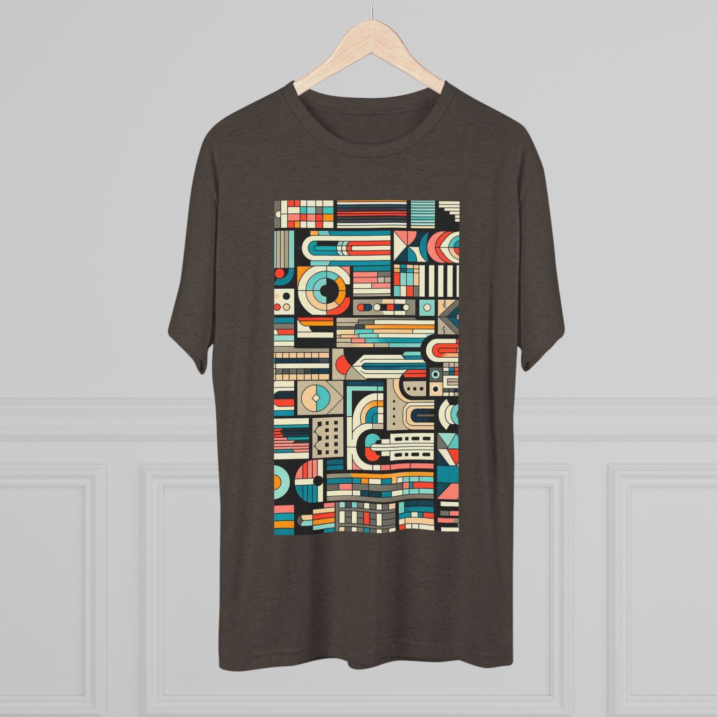 Adult Geometric Cityscape T-Shirt
