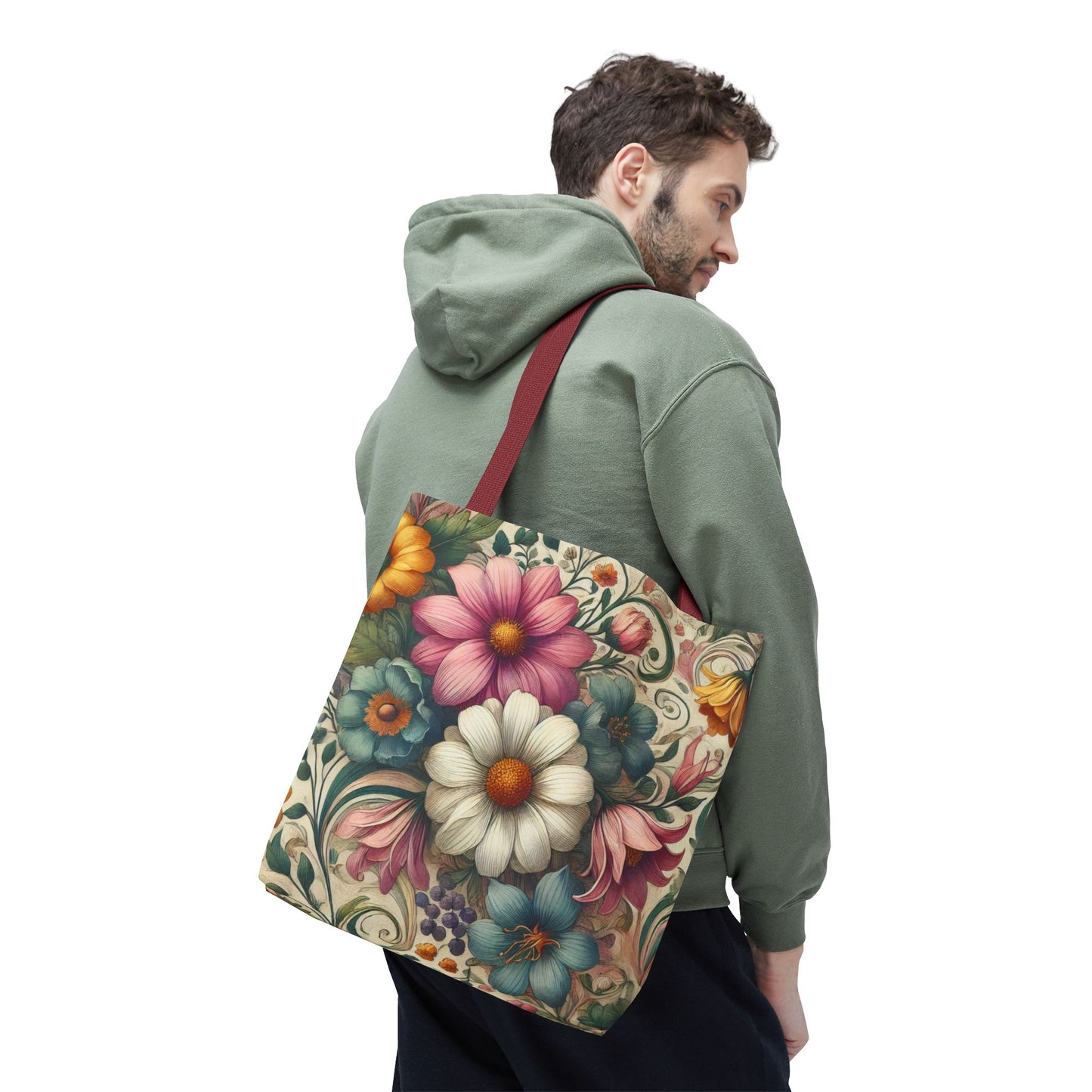Floral Vintage Shoulder Tote
