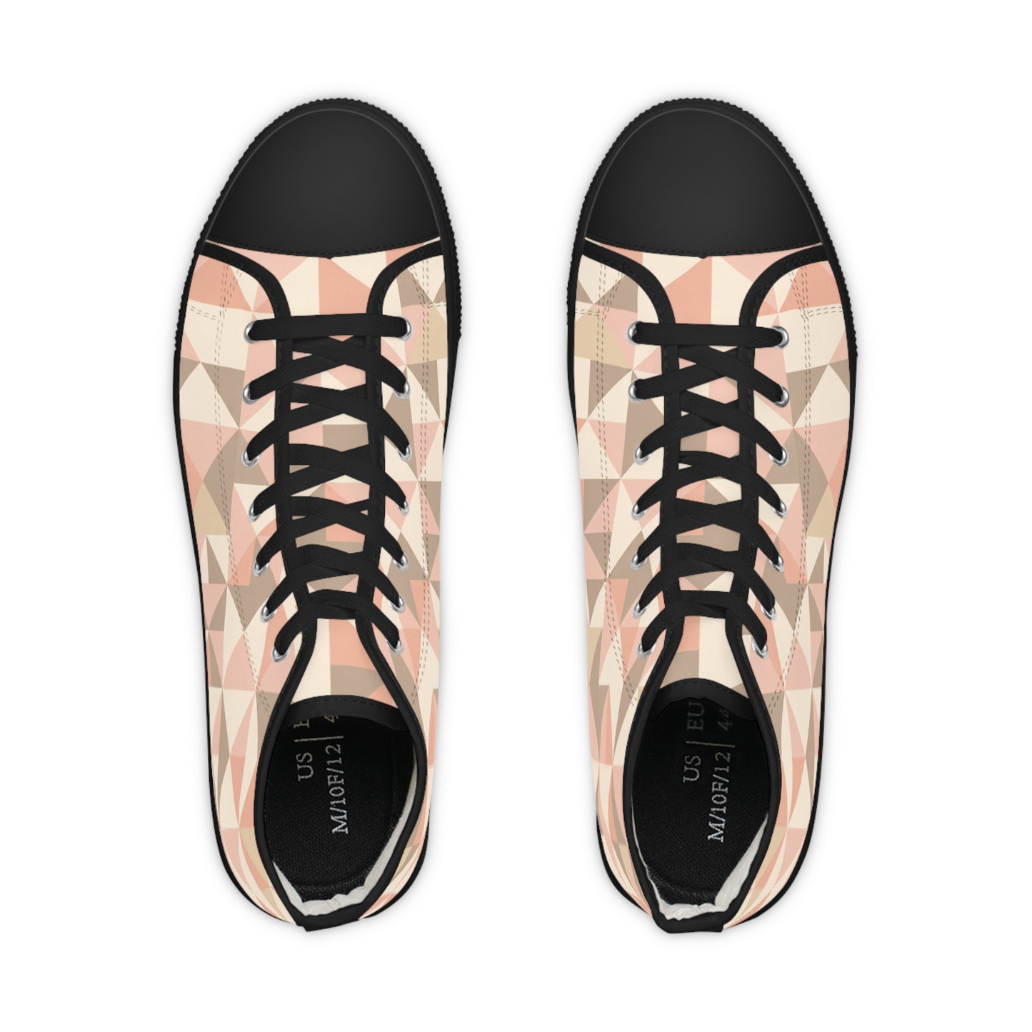 Men's Blush Mosaic High-Top Sneakers