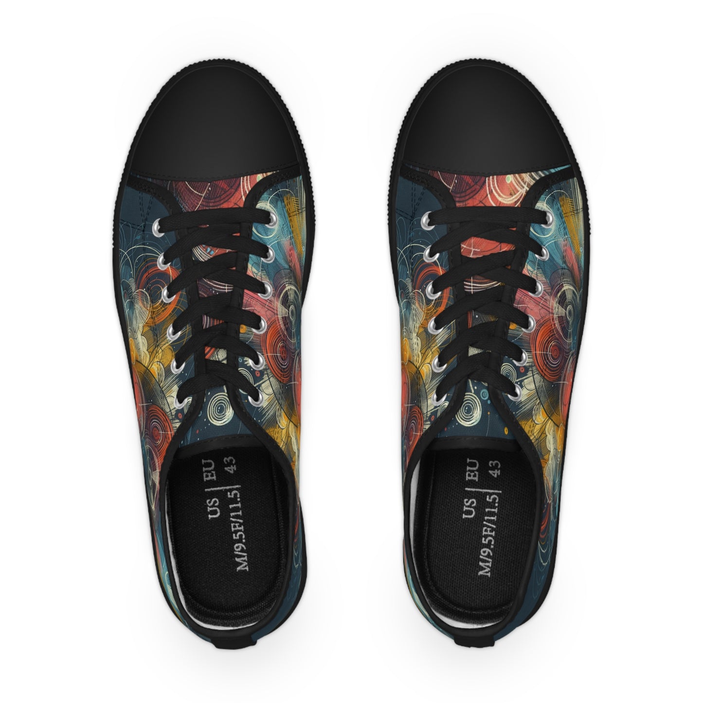 Men's Spiral Elegance Low-Top Sneakers