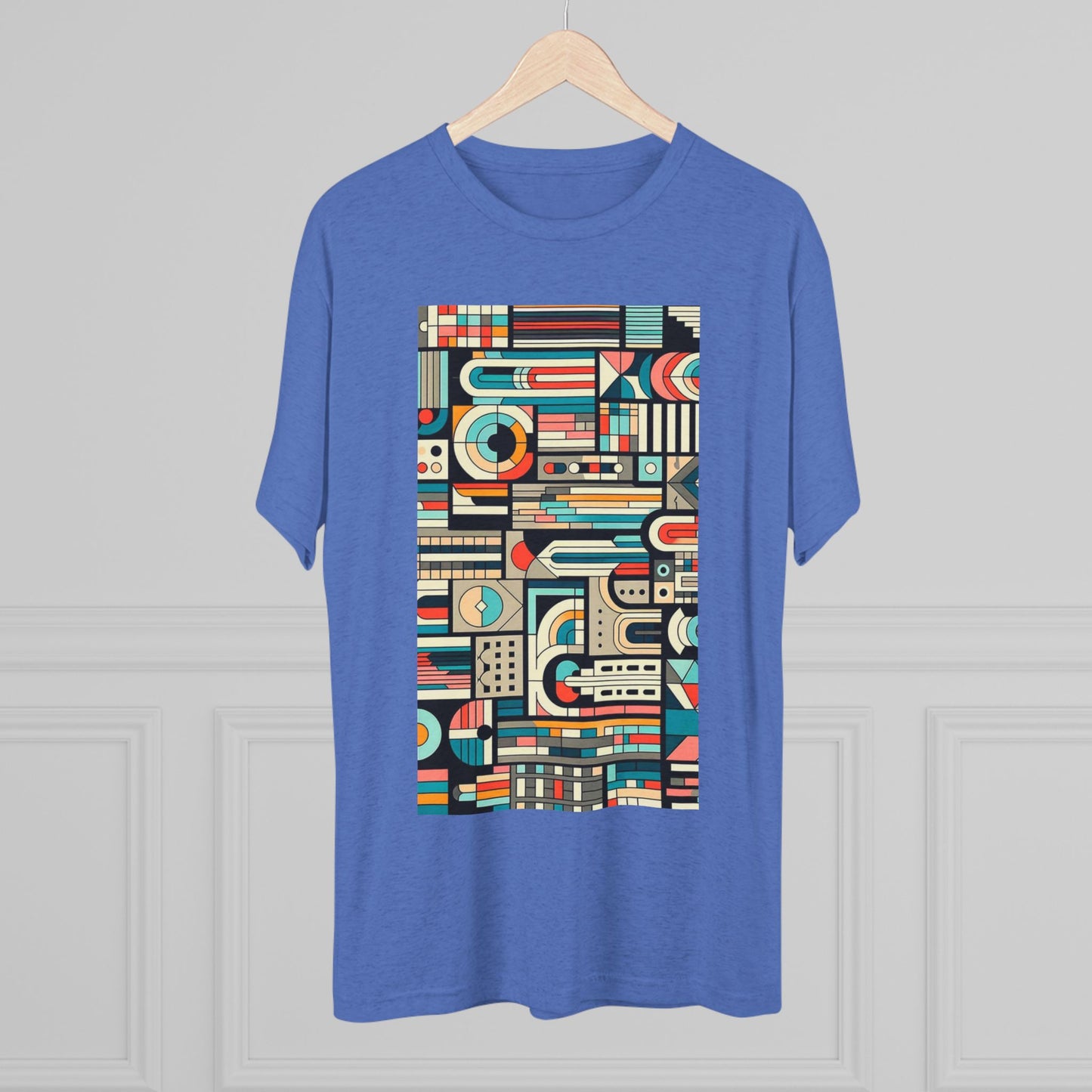 Adult Geometric Cityscape T-Shirt