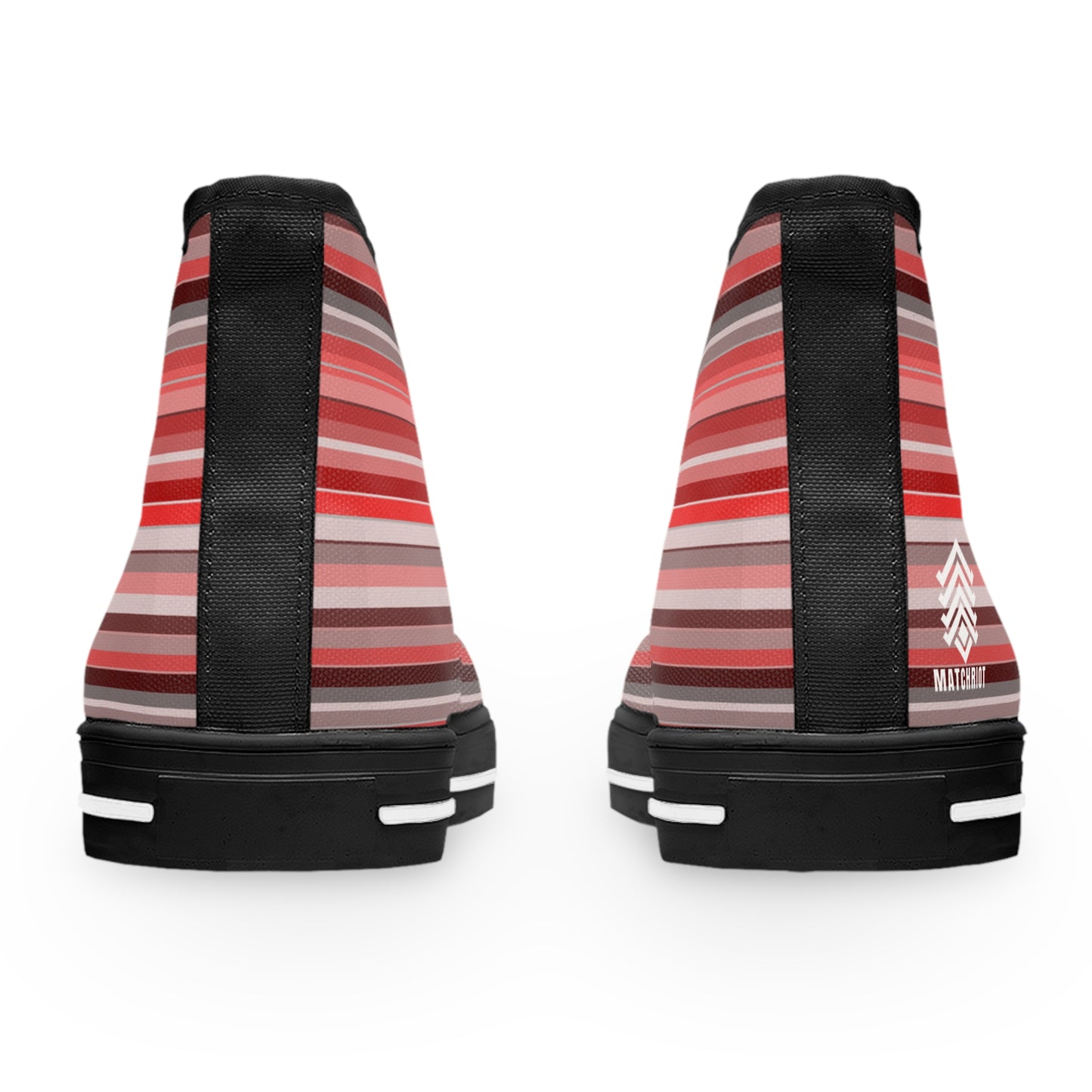 Women's Berry Stripe High-Top Sneakers