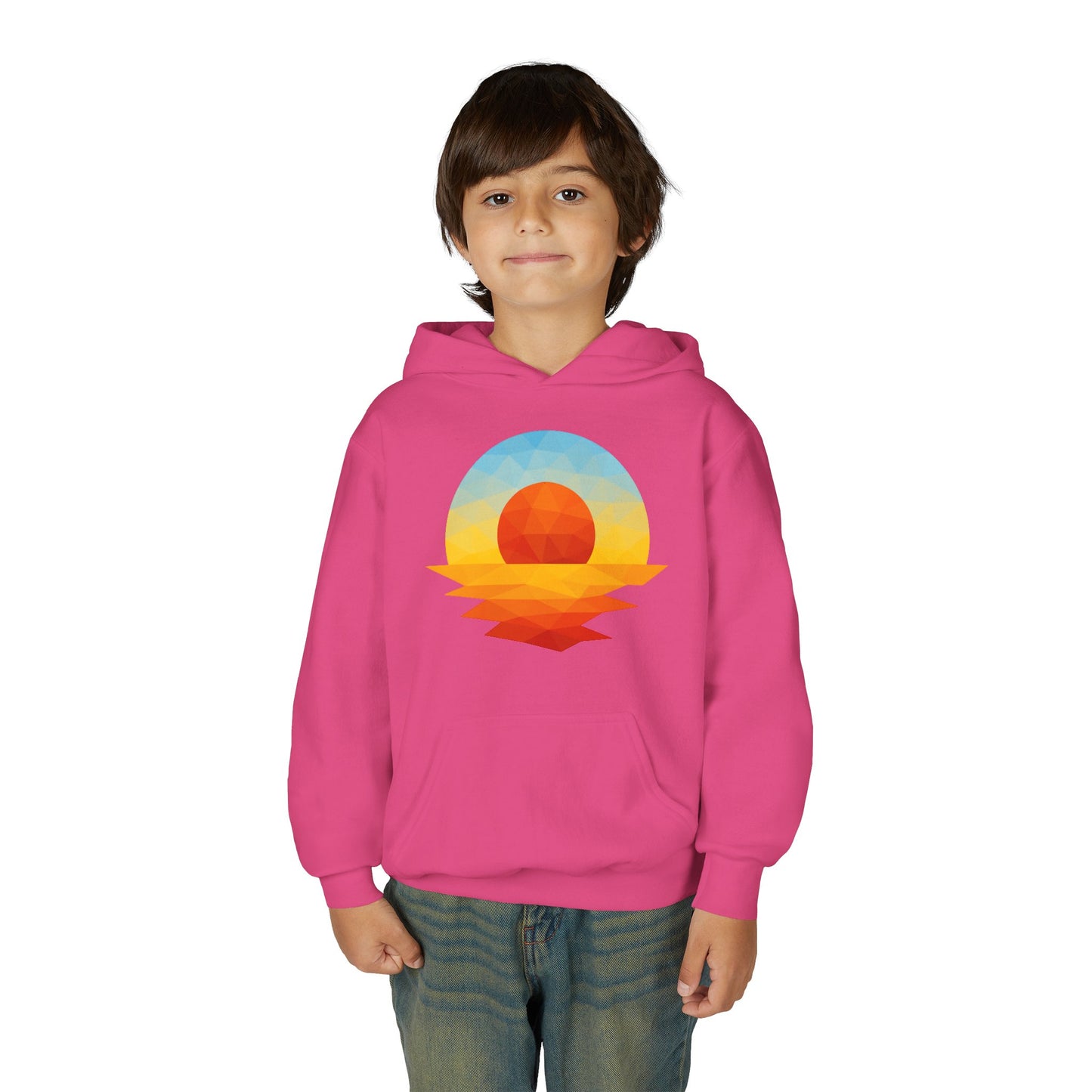 Kids Golden Hour Geometric Hoodie