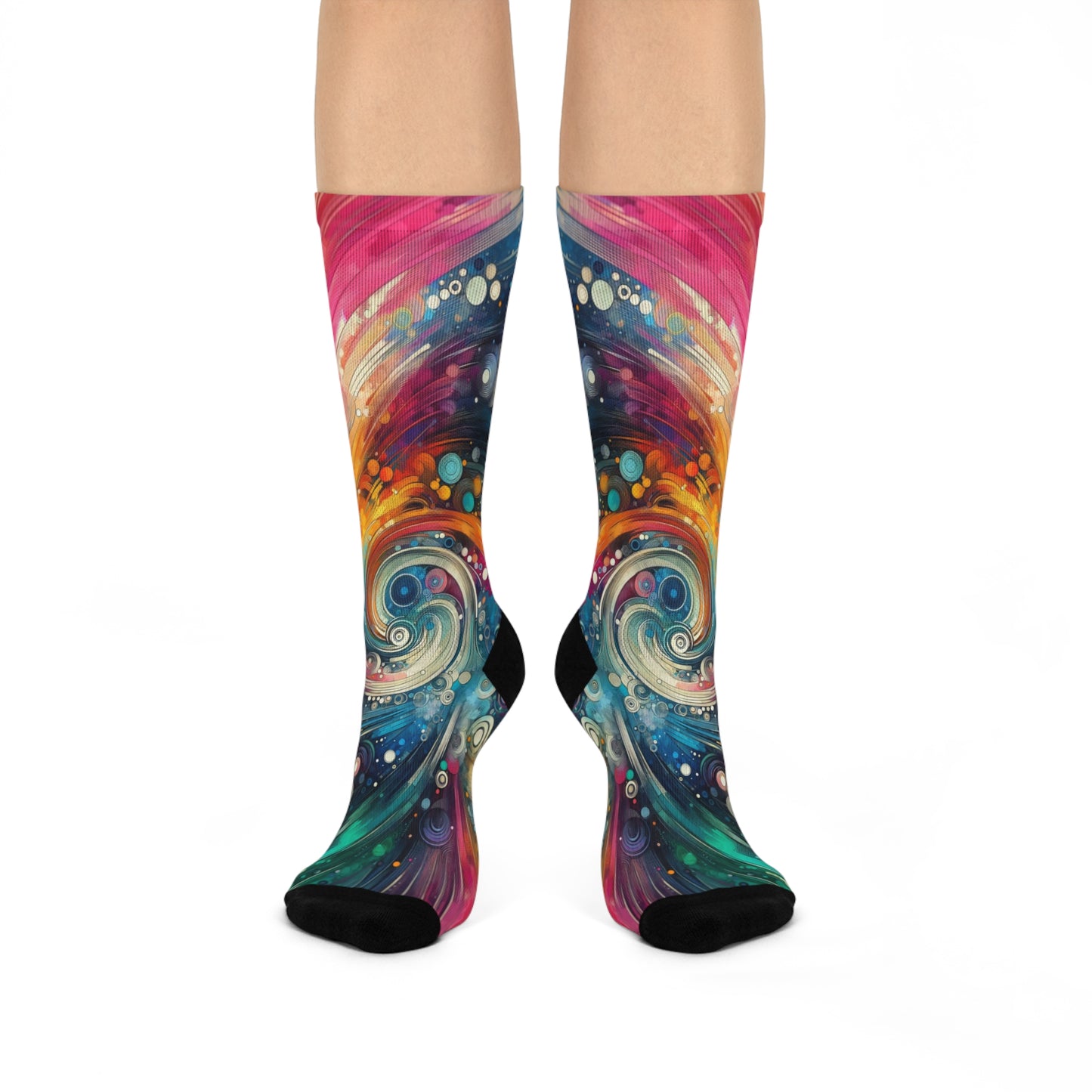 Spiral Galaxy Crew Socks