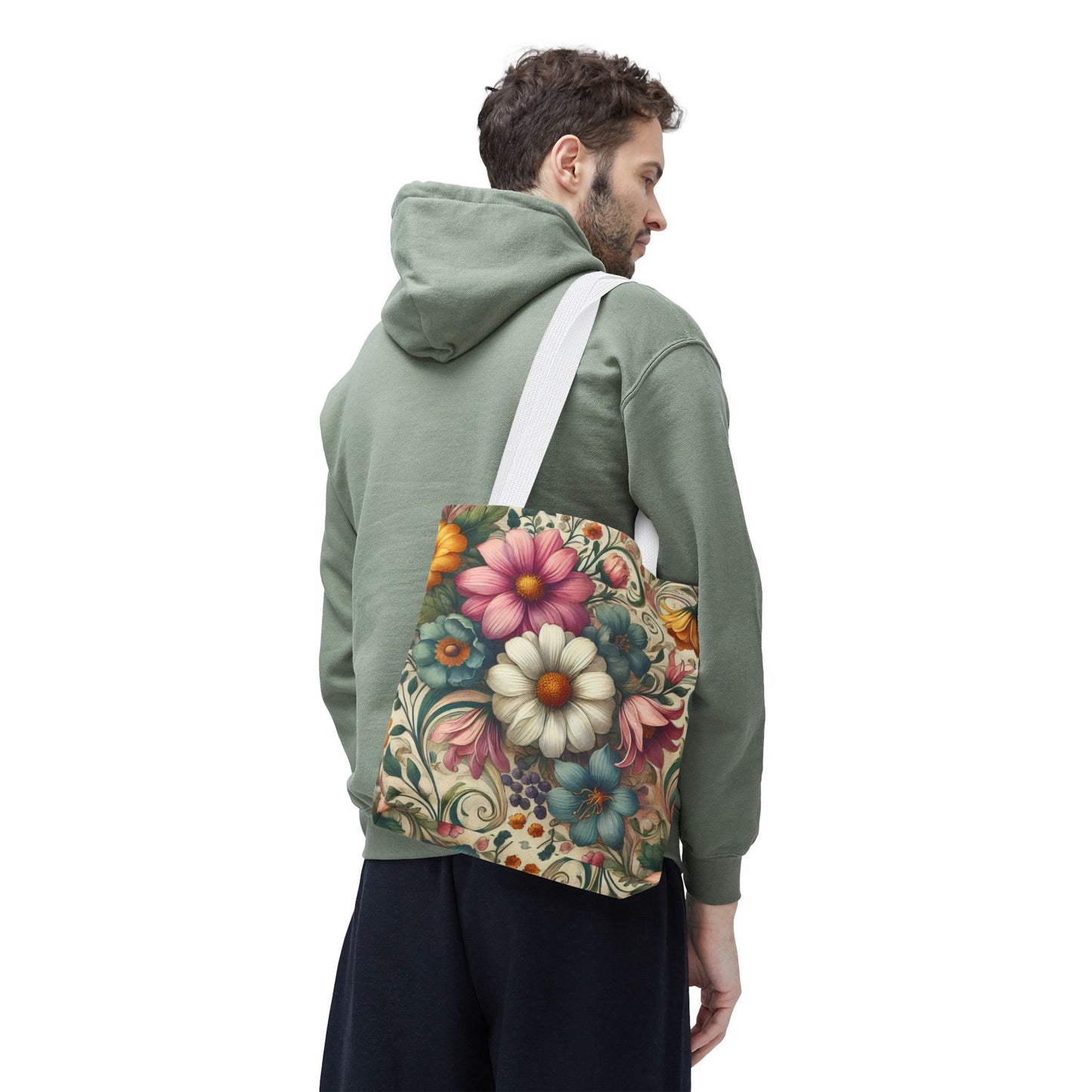 Floral Vintage Shoulder Tote