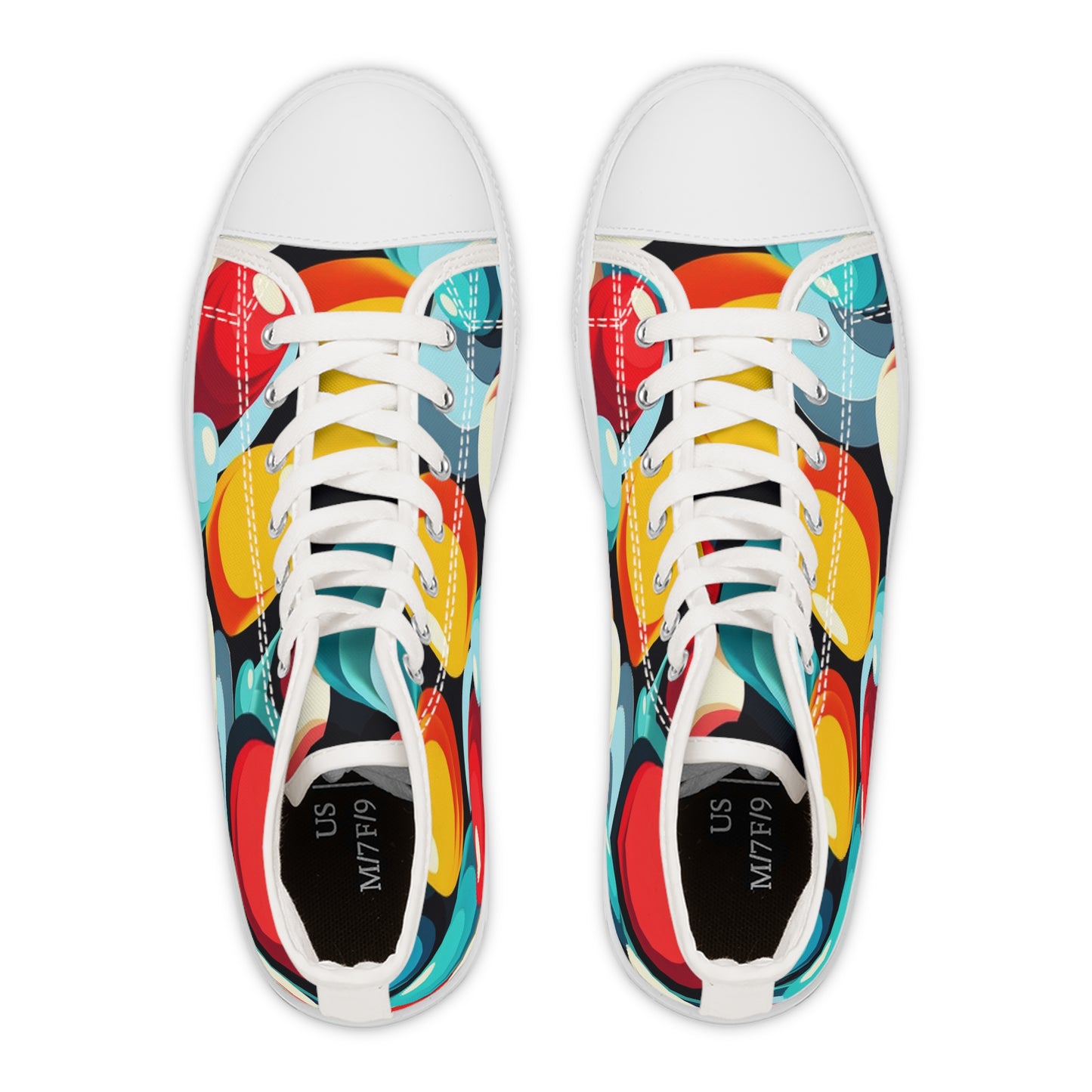 Women's Color Bubble Pop High-Top Sneakers