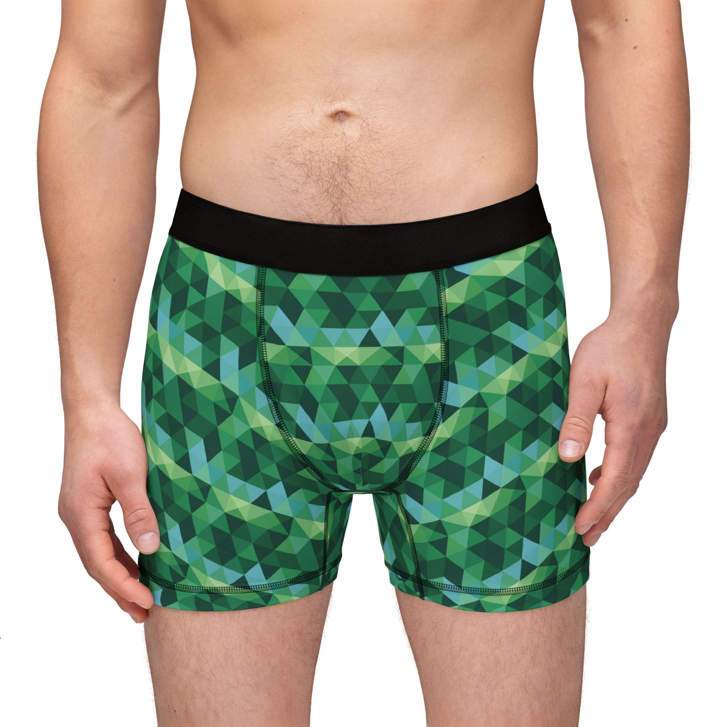 Men's Mountain Path Geometric Boxer Briefs