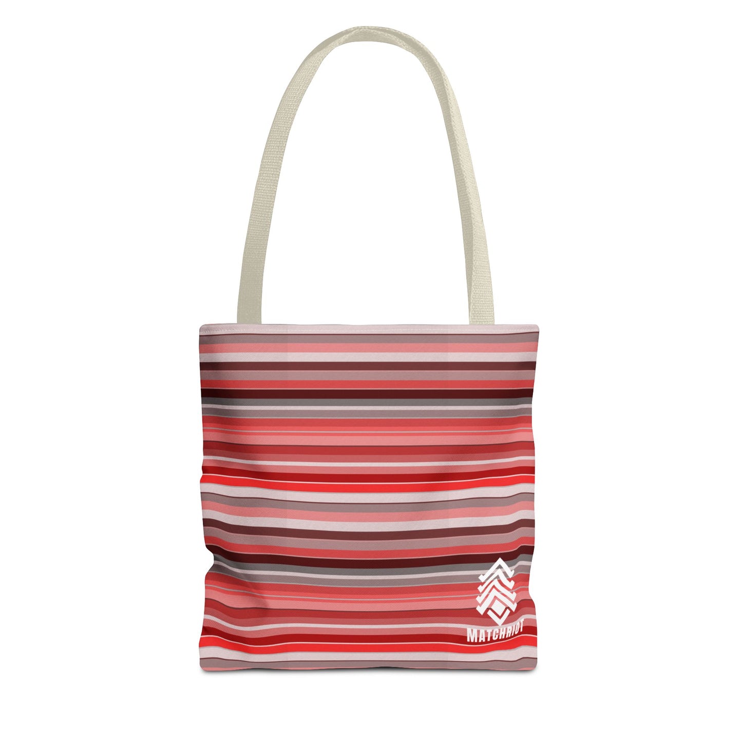 Berry Stripe Shoulder Tote