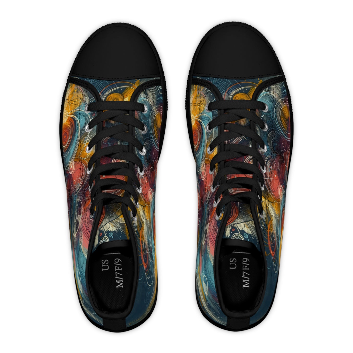 Women's Spiral Elegance Hoodie High-Top Sneakers