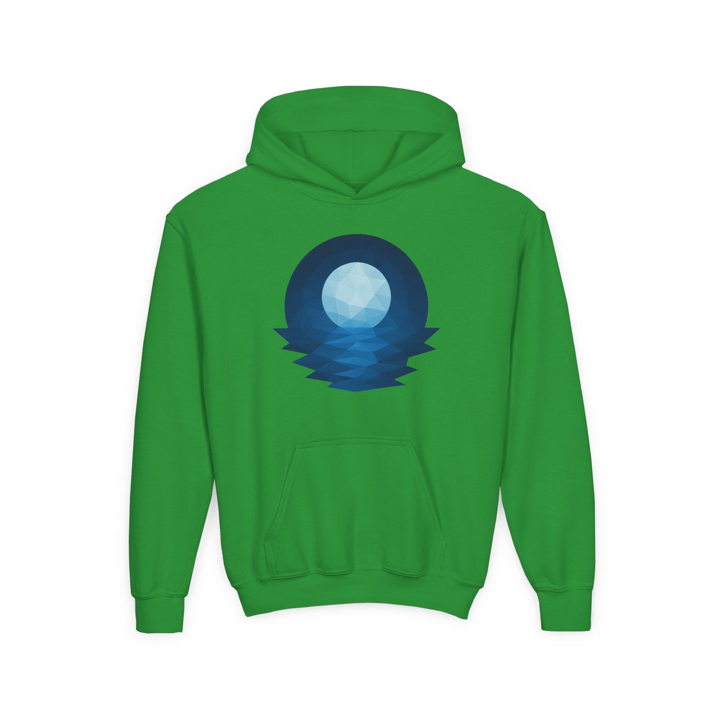 Kids Blue Moon Geometric Hoodie