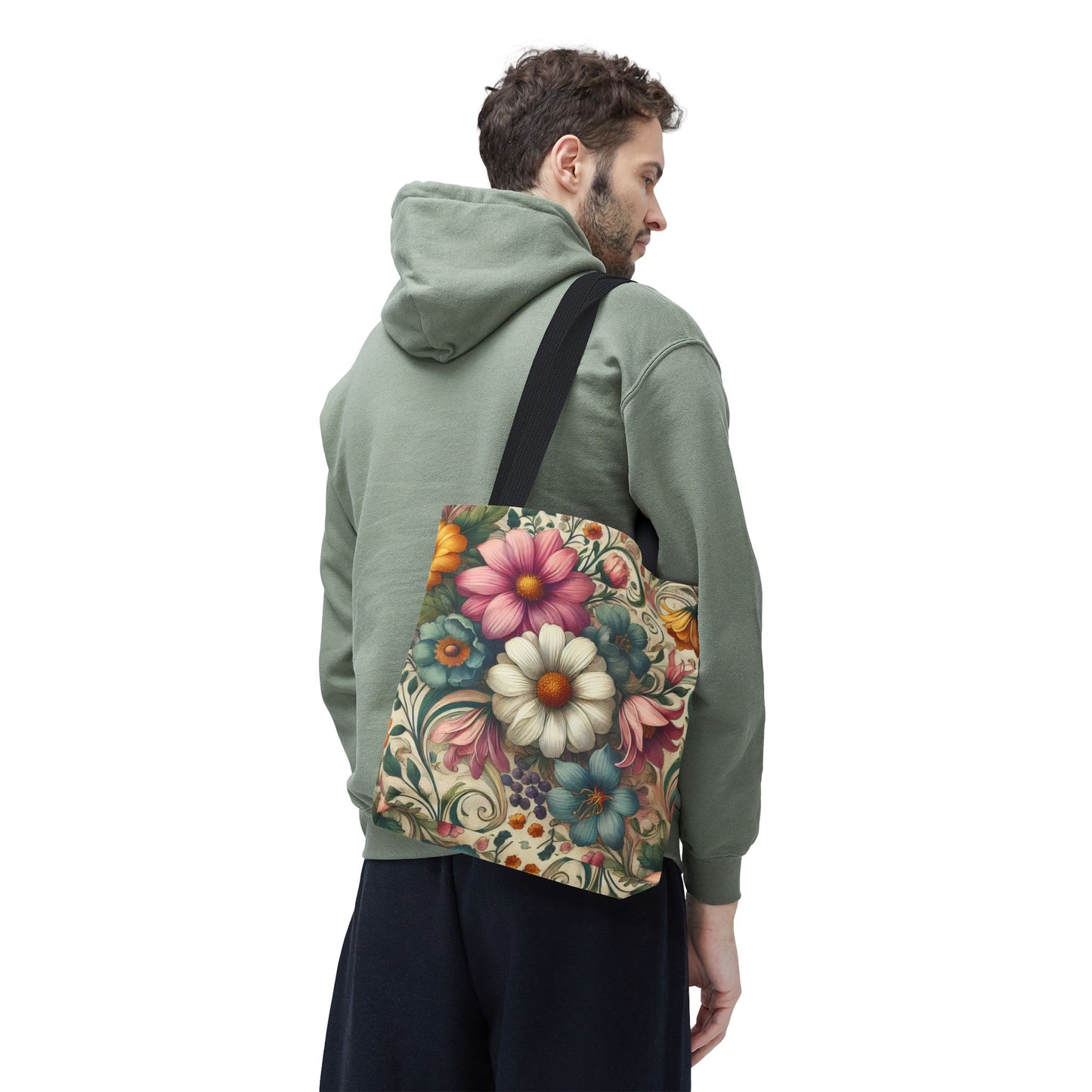 Floral Vintage Shoulder Tote