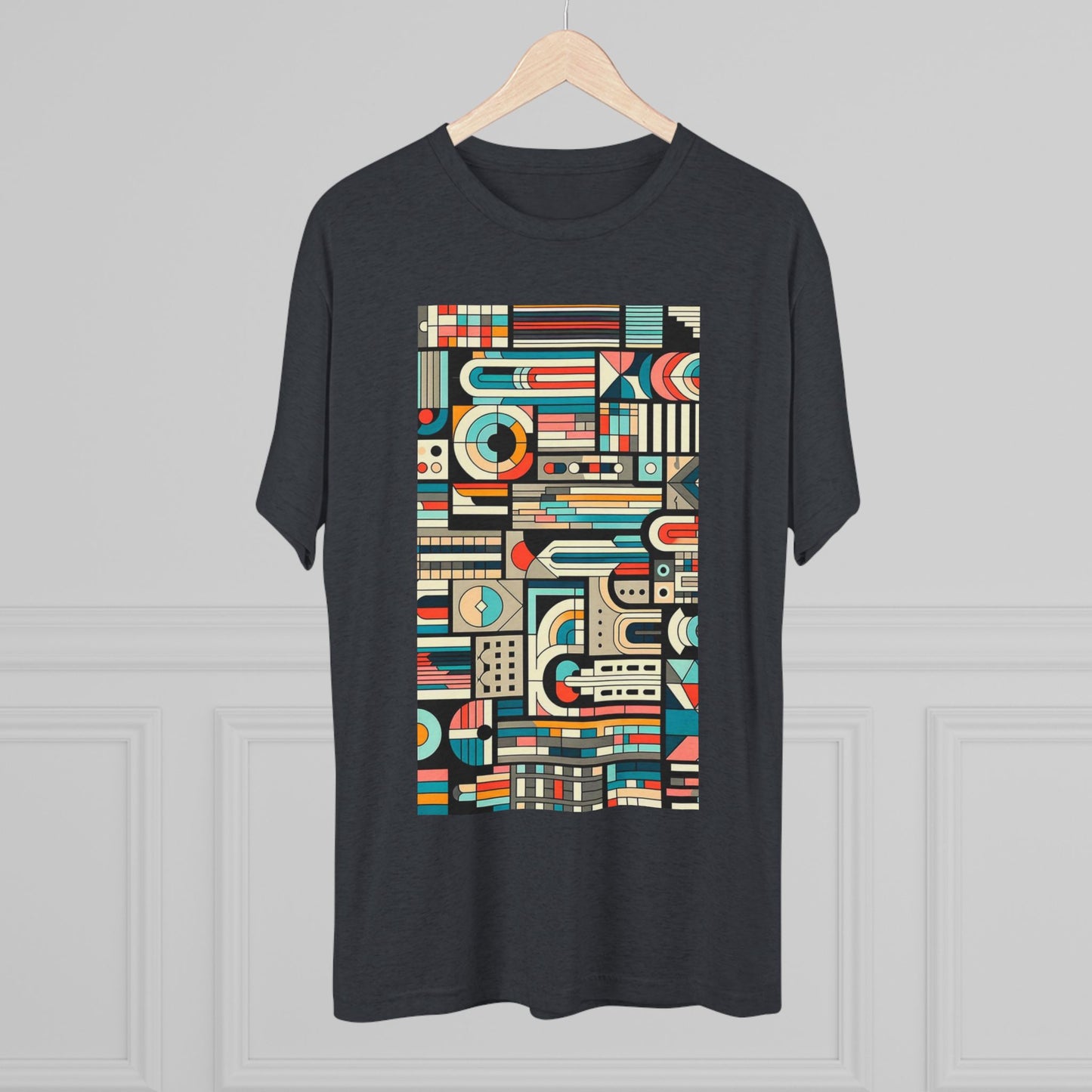 Adult Geometric Cityscape T-Shirt