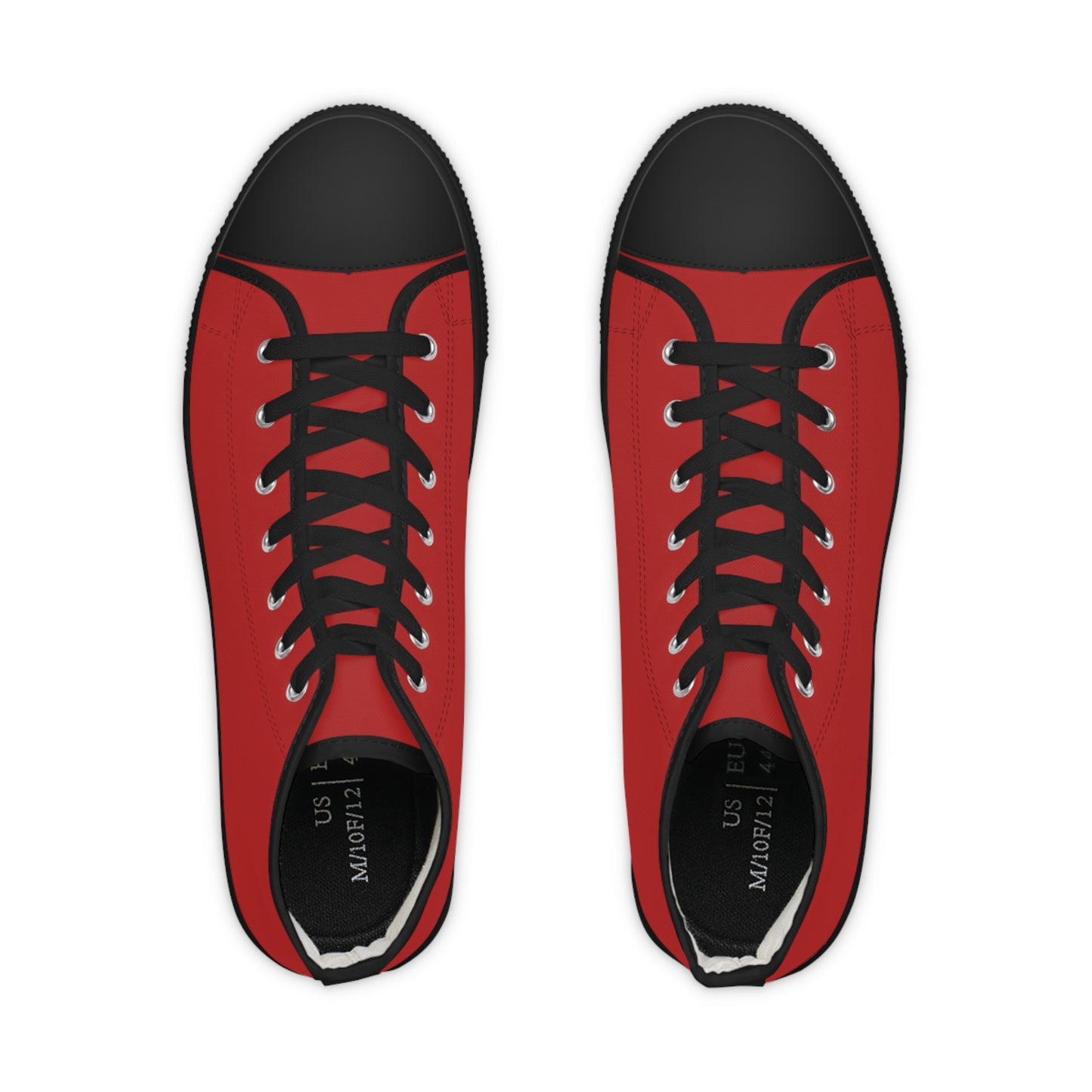 Men's Signal Red High-Top Sneakers