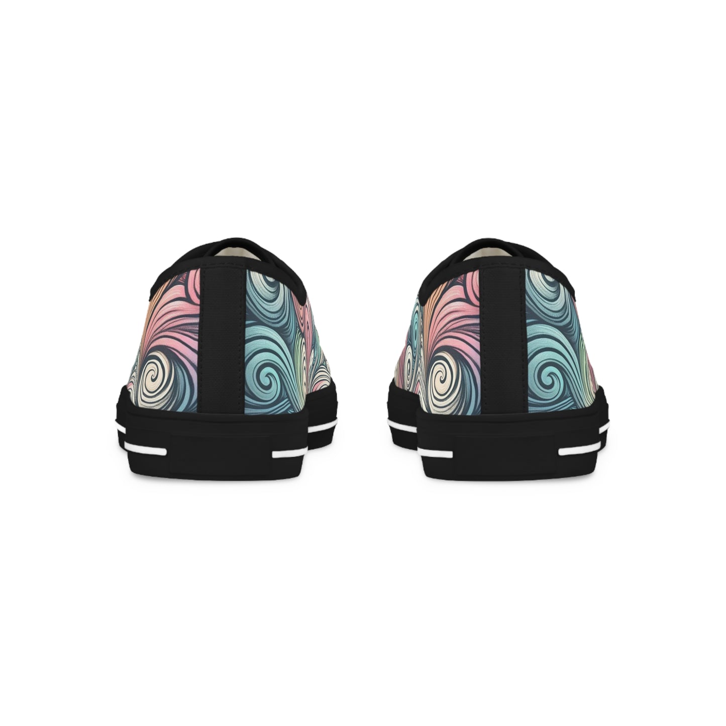 Men's Pastel Swirl Low Top Sneakers