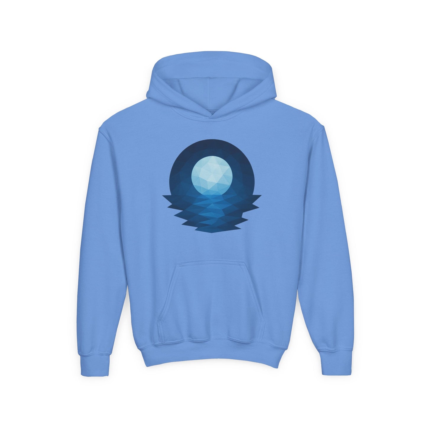 Kids Blue Moon Geometric Hoodie