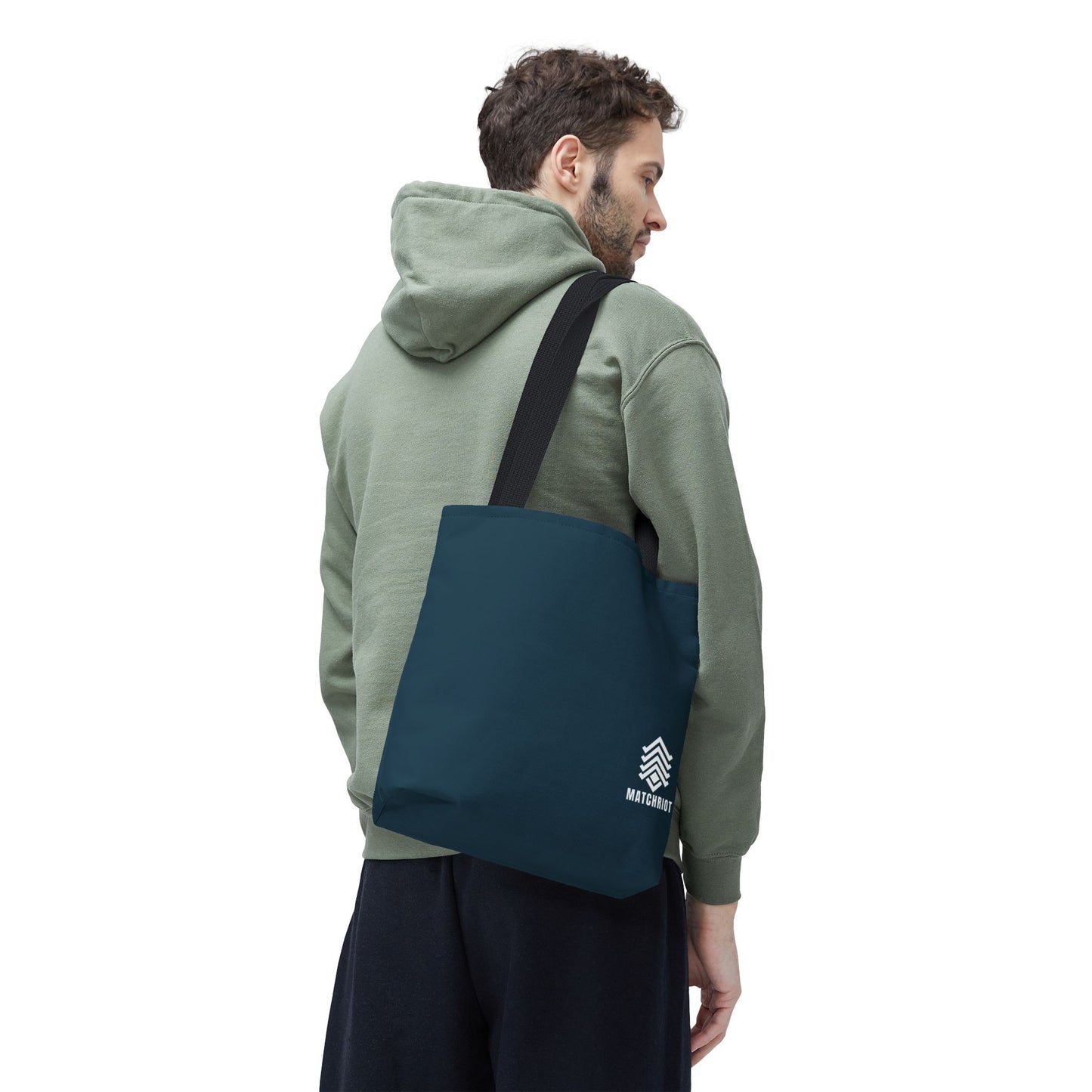 Midnight Teal Shoulder Tote