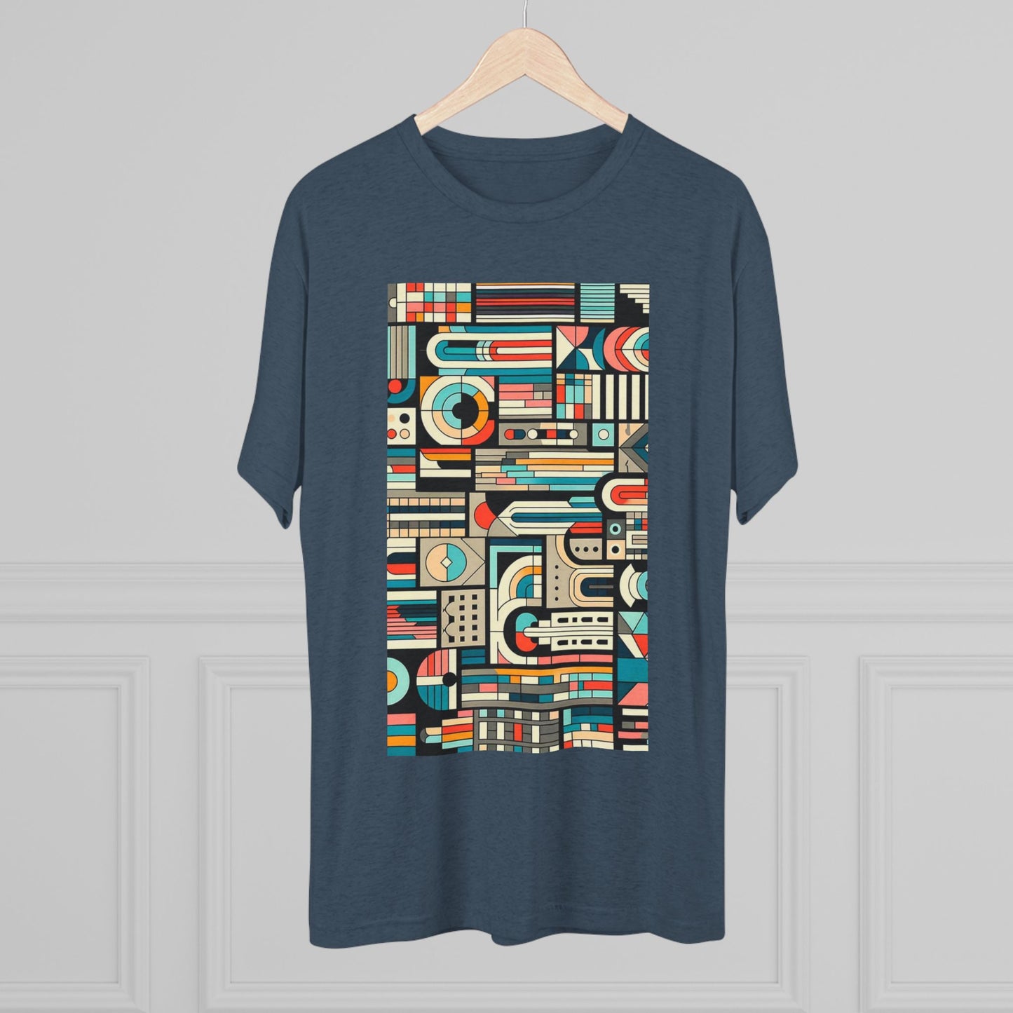 Adult Geometric Cityscape T-Shirt