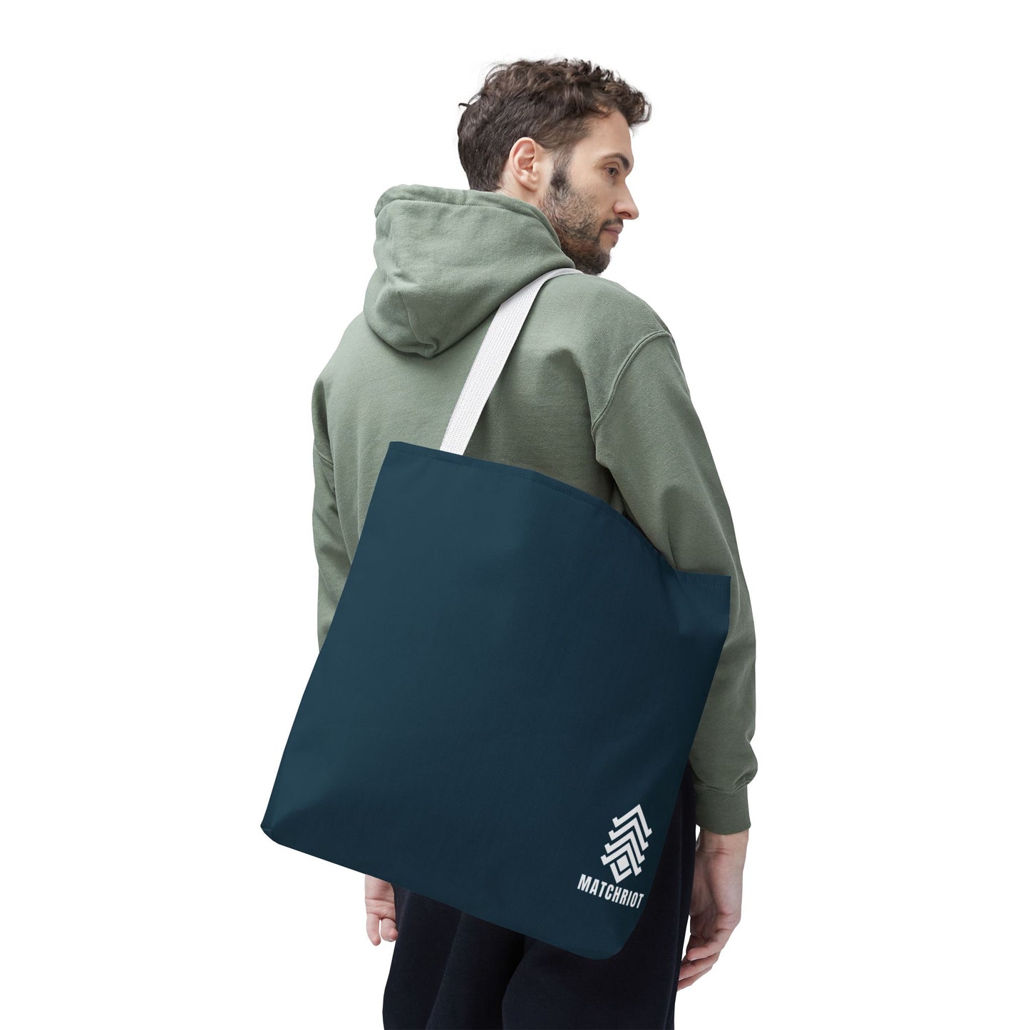 Midnight Teal Shoulder Tote