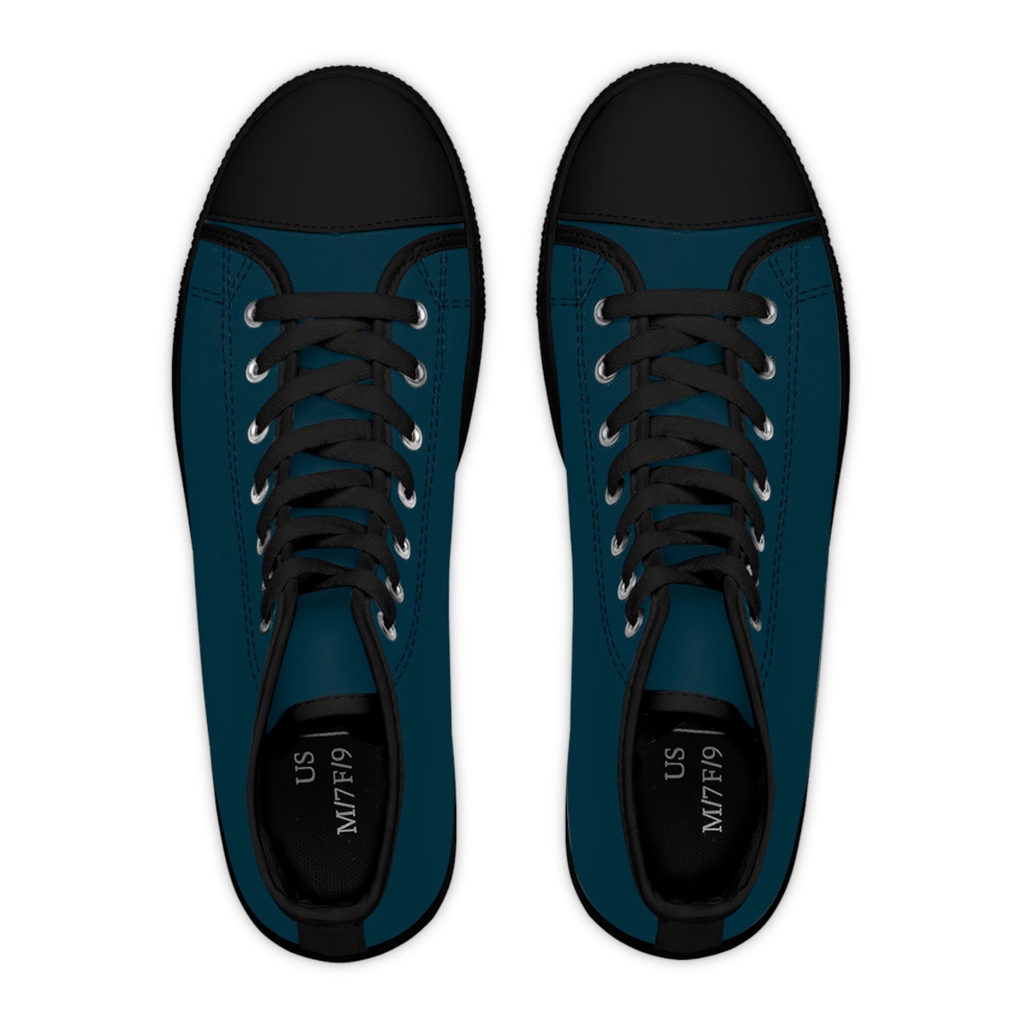 Women's Midnight Teal High-Top Sneakers