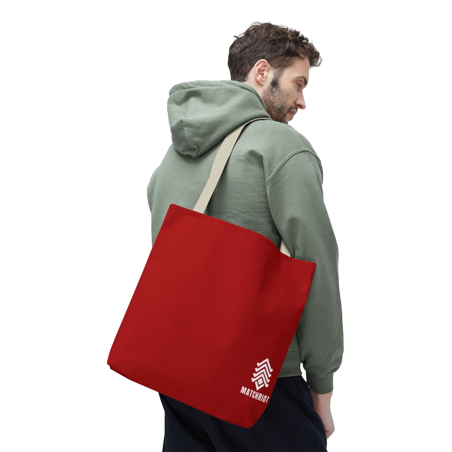 Signal Red Shoulder Tote