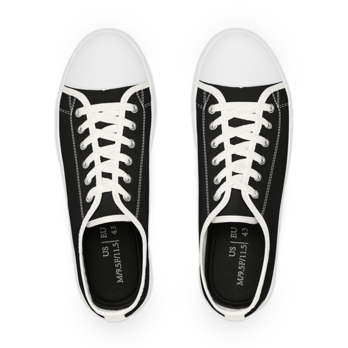 Men's Black Night Low Top Sneakers