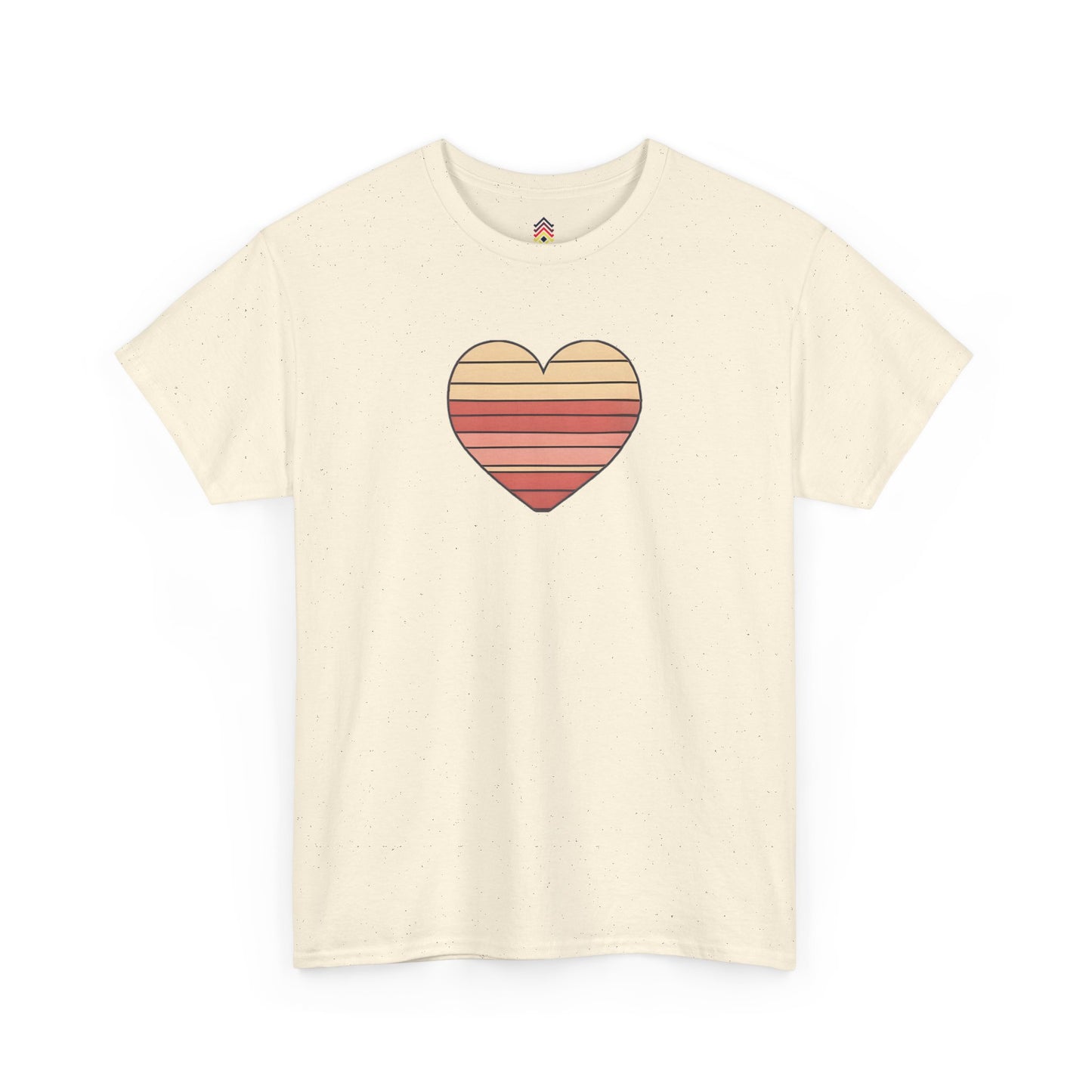 Adult Valentine's Day Retro Heart T-Shirt