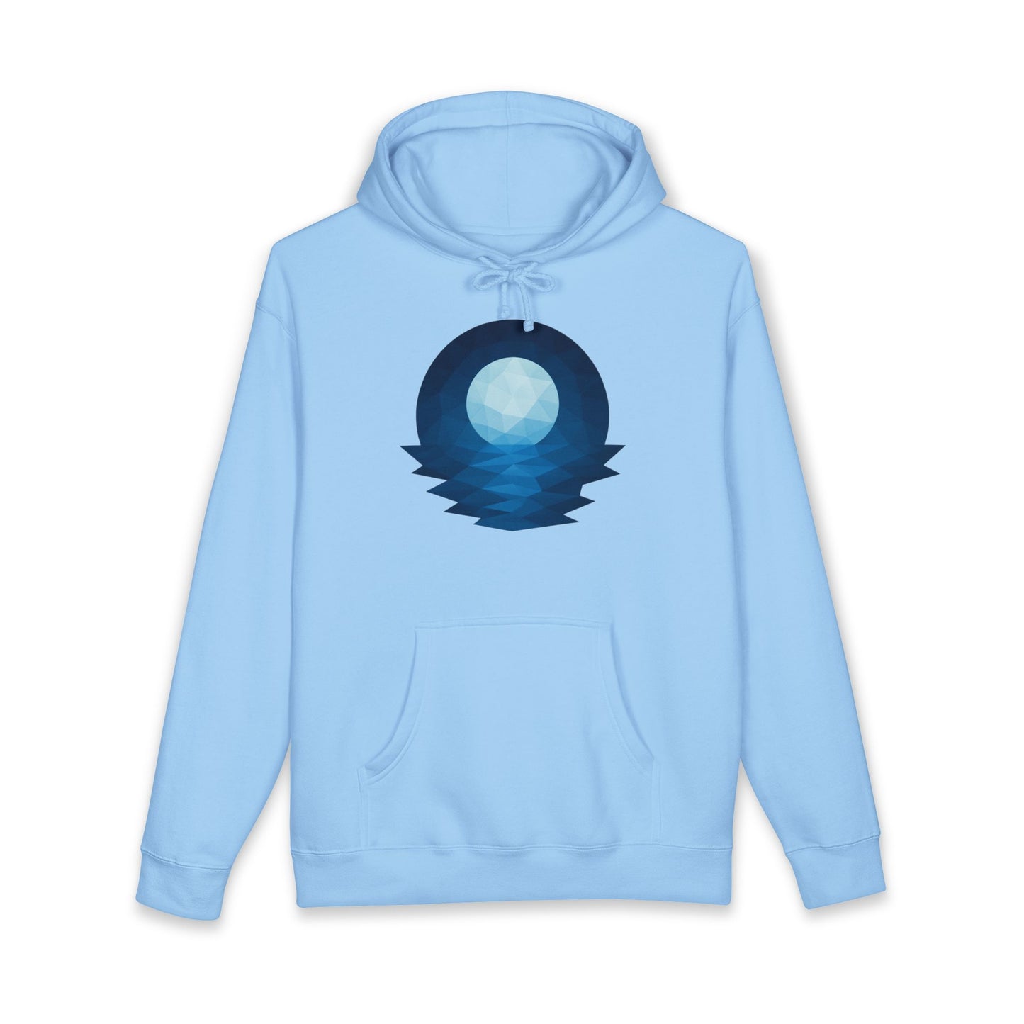 Adult Blue Moon Geometric Hoodie