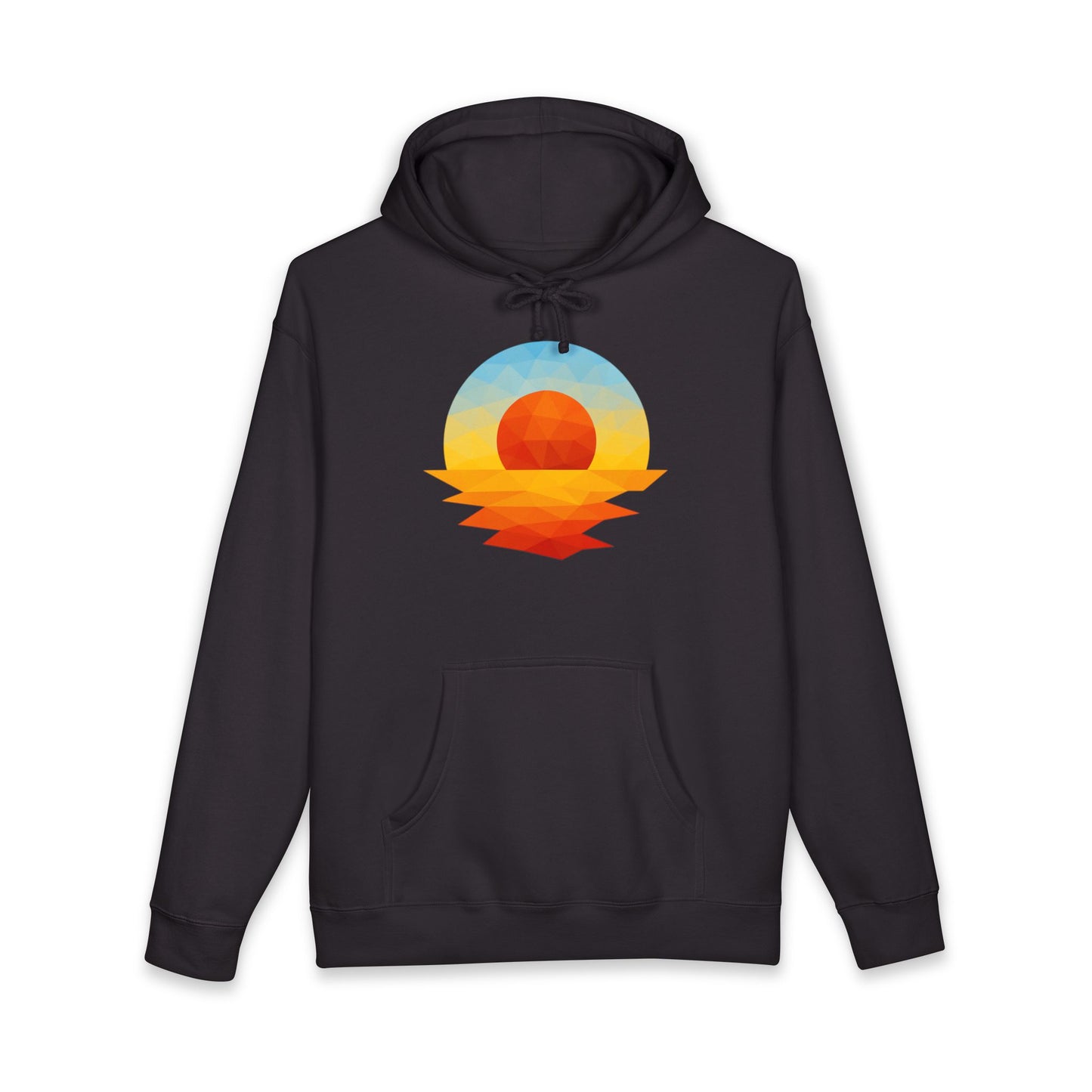 Adult Golden Hour Geometric Hoodie