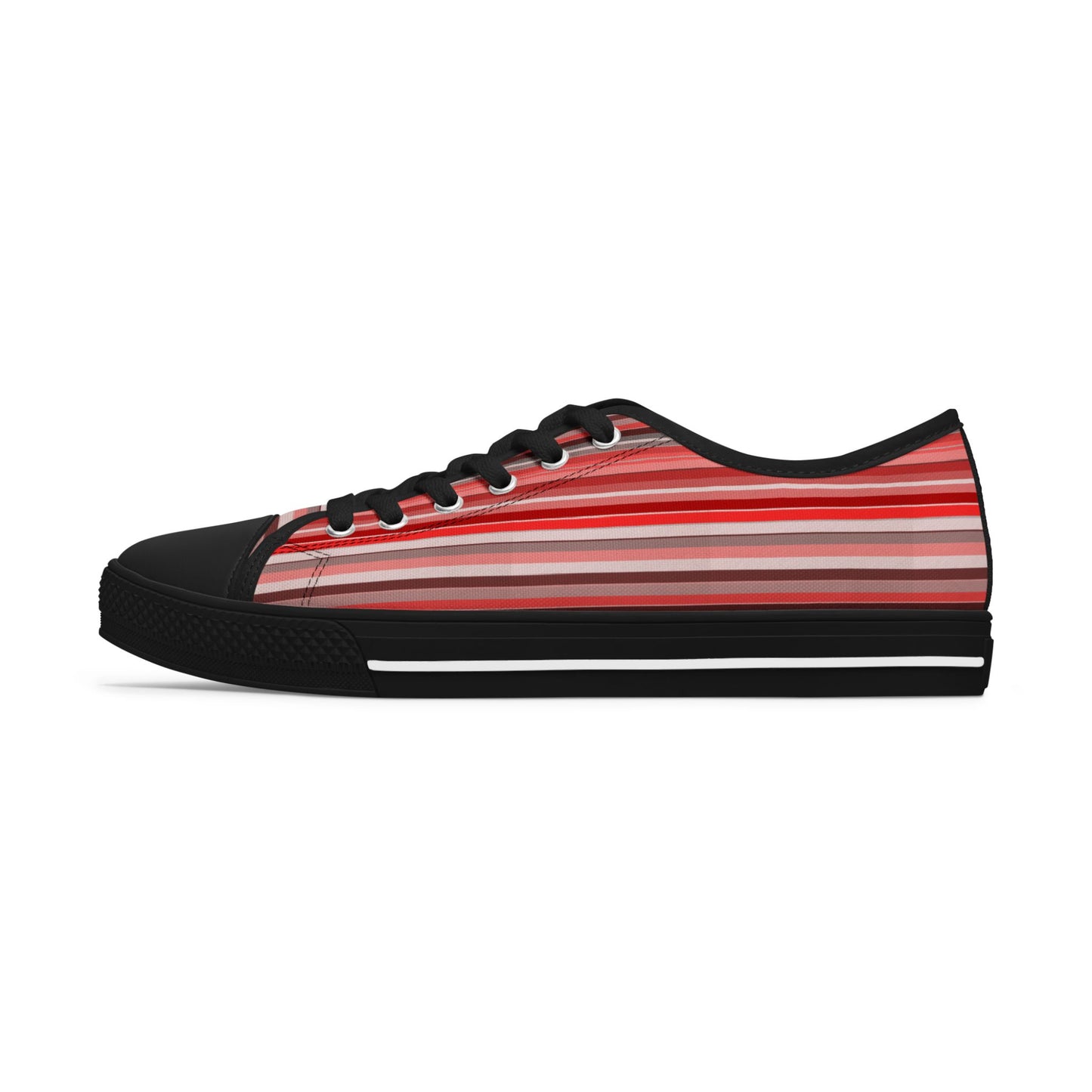 Women's Berry Stripe Low-Top Sneakers