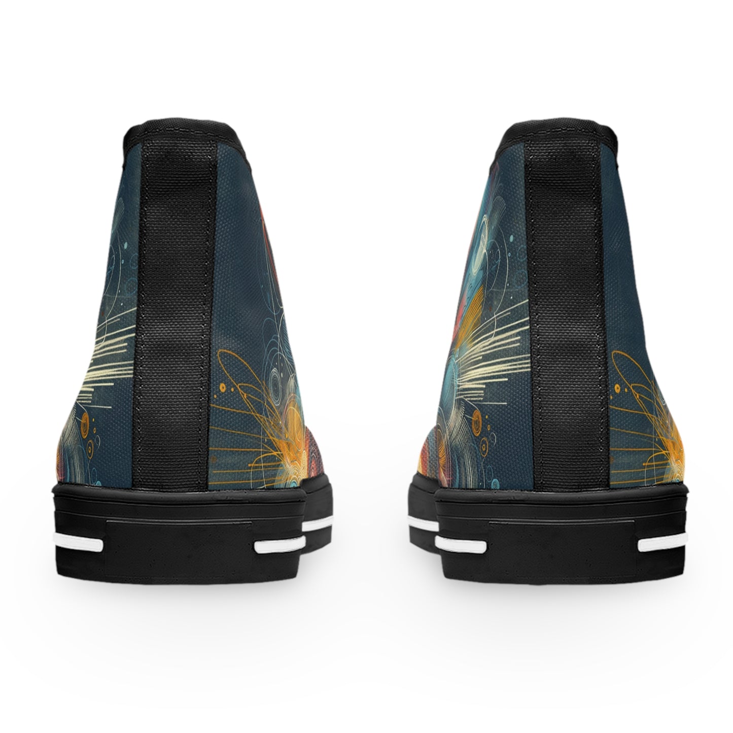 Women's Spiral Elegance Hoodie High-Top Sneakers