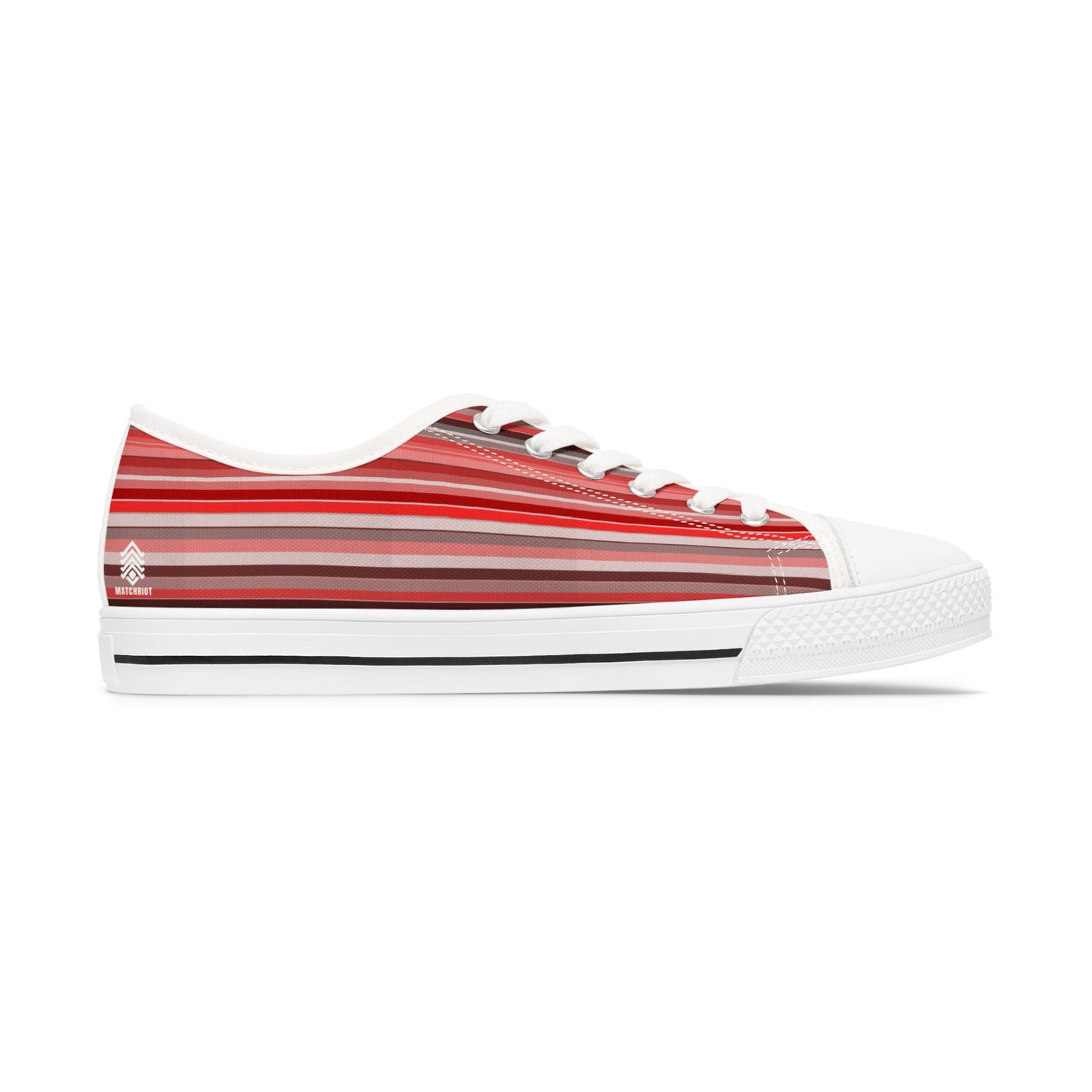 Women's Berry Stripe Low-Top Sneakers
