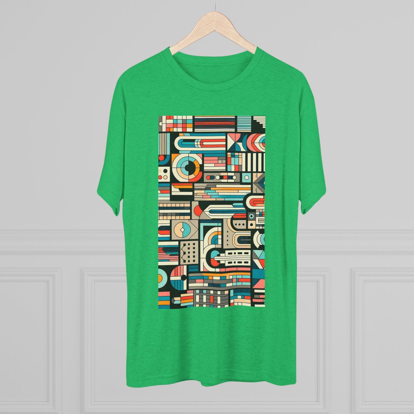 Adult Geometric Cityscape T-Shirt
