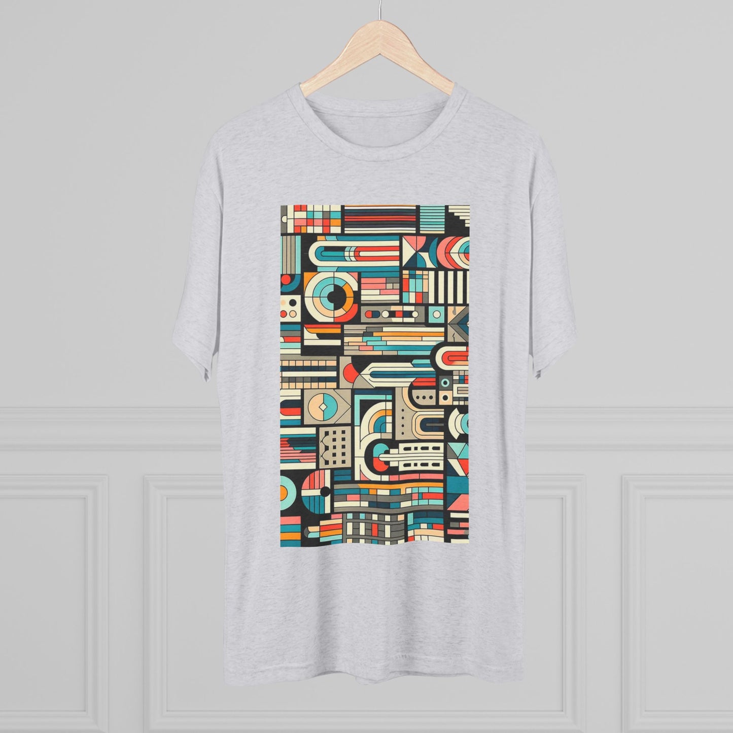 Adult Geometric Cityscape T-Shirt