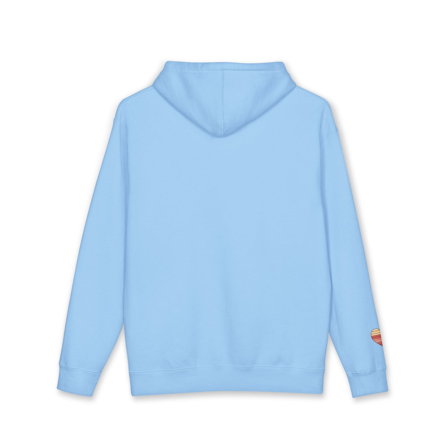 Adult Valentine's Day Retro Heart Hoodie