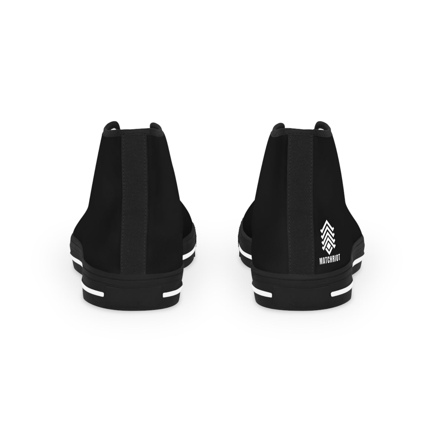 Men's Black Night High-Top Sneakers