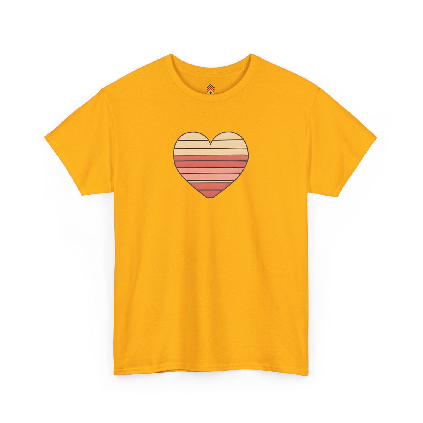 Adult Valentine's Day Retro Heart T-Shirt