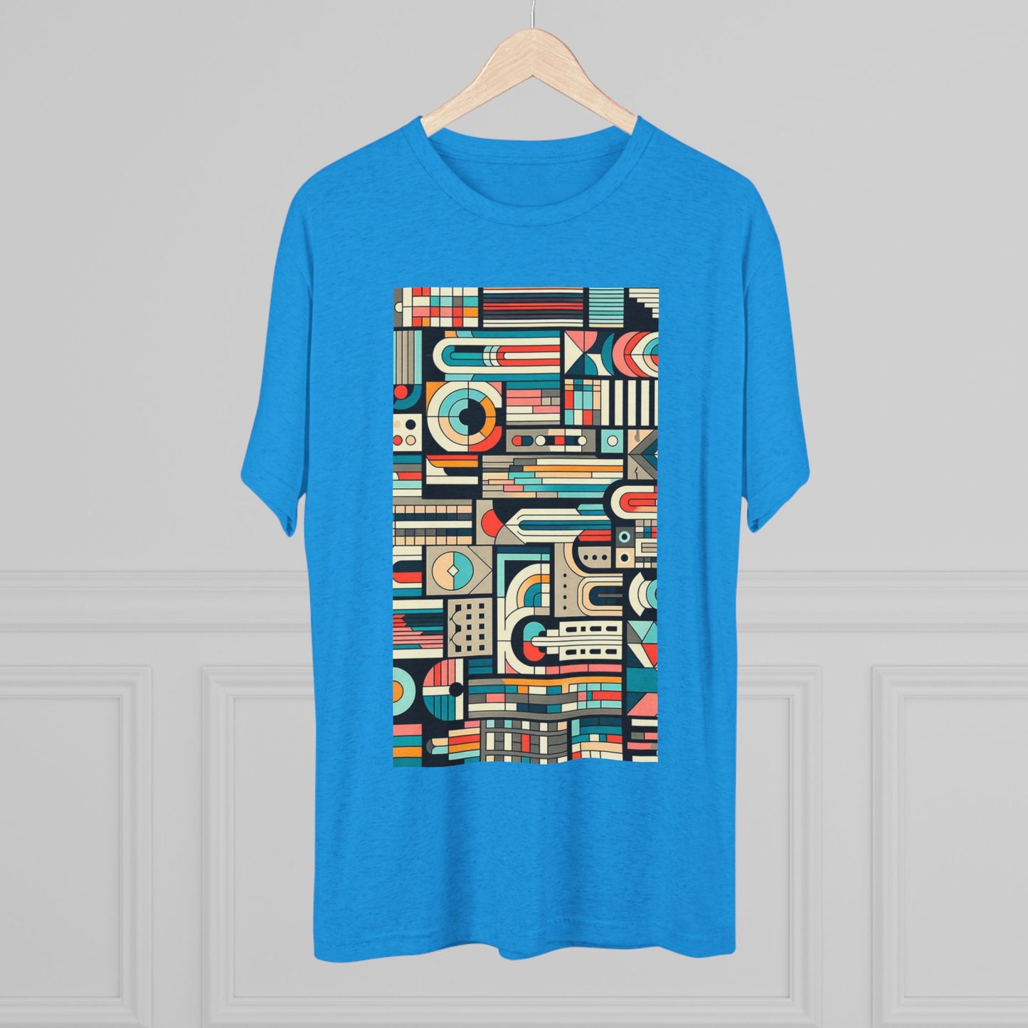 Adult Geometric Cityscape T-Shirt