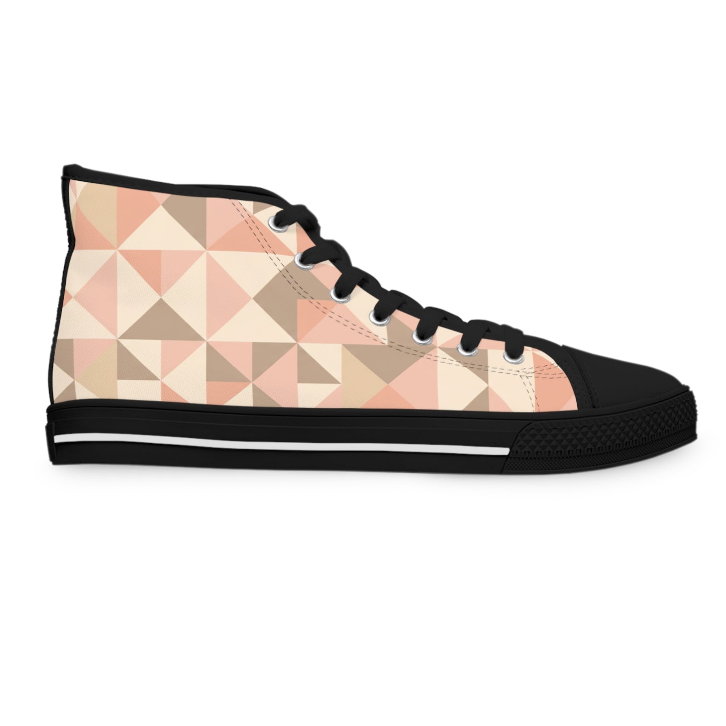 Women's Blush Mosaic High-Top Sneakers