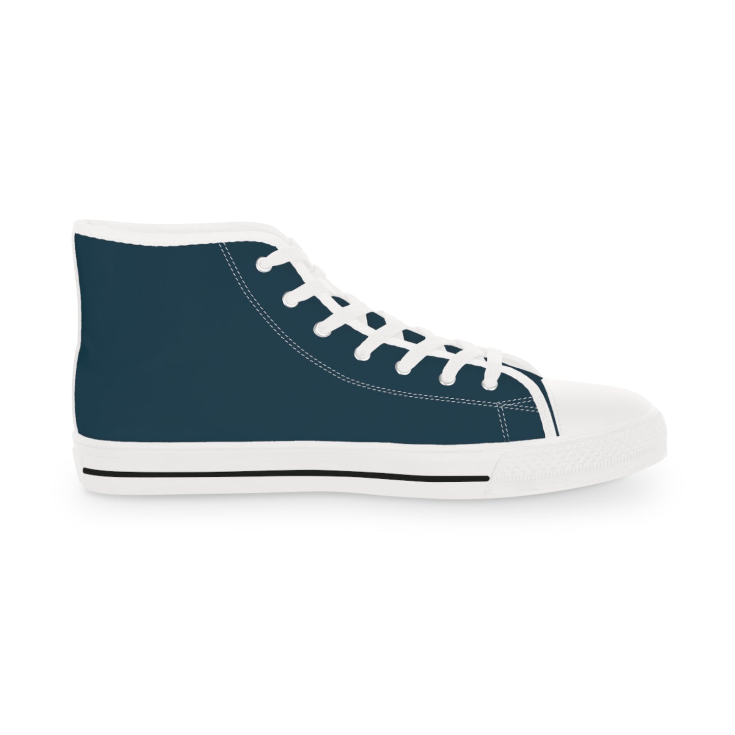 Men's Midnight Teal High-Top Sneakers